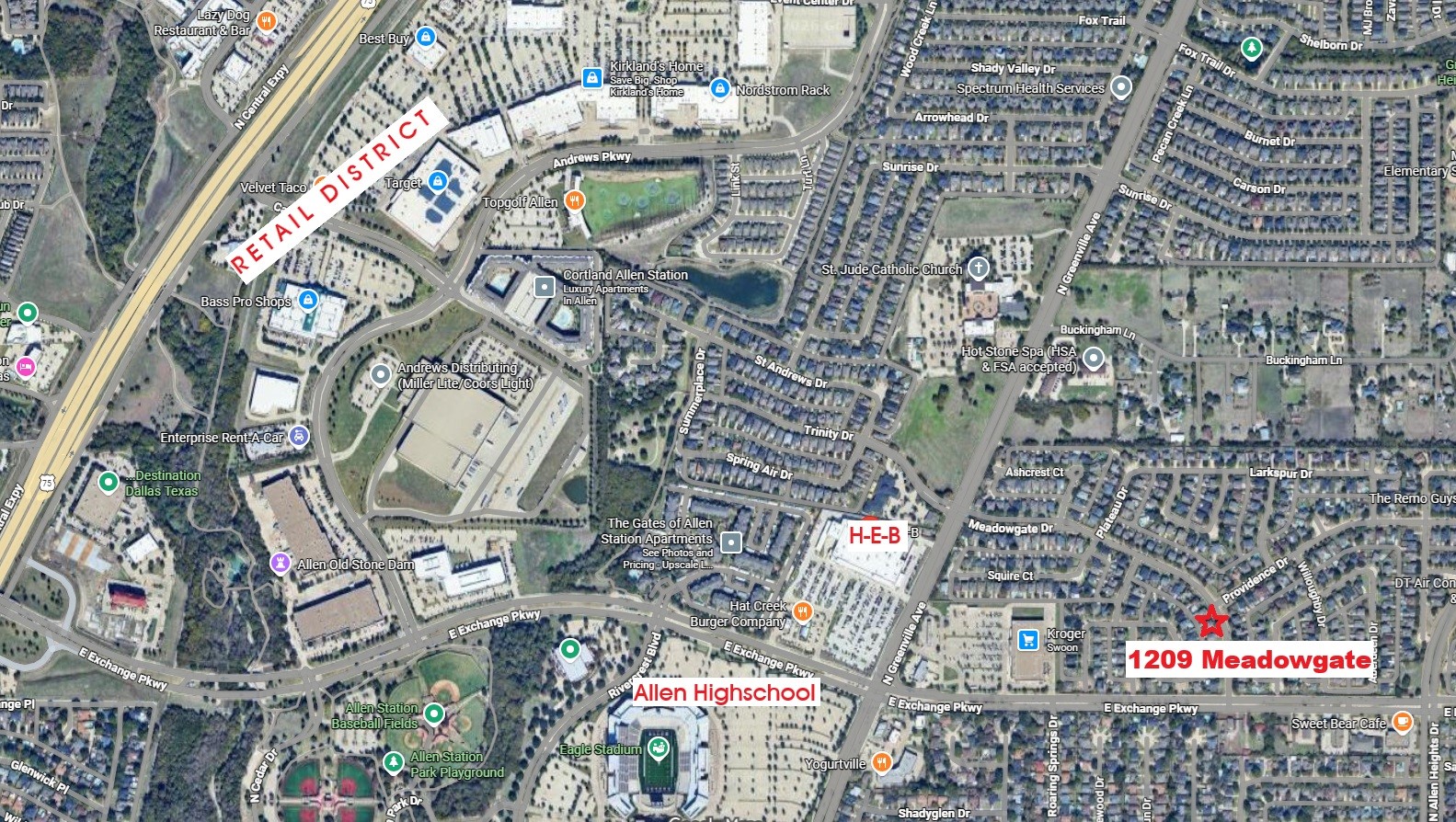 1209 Meadowgate Drive Allen TX 75002