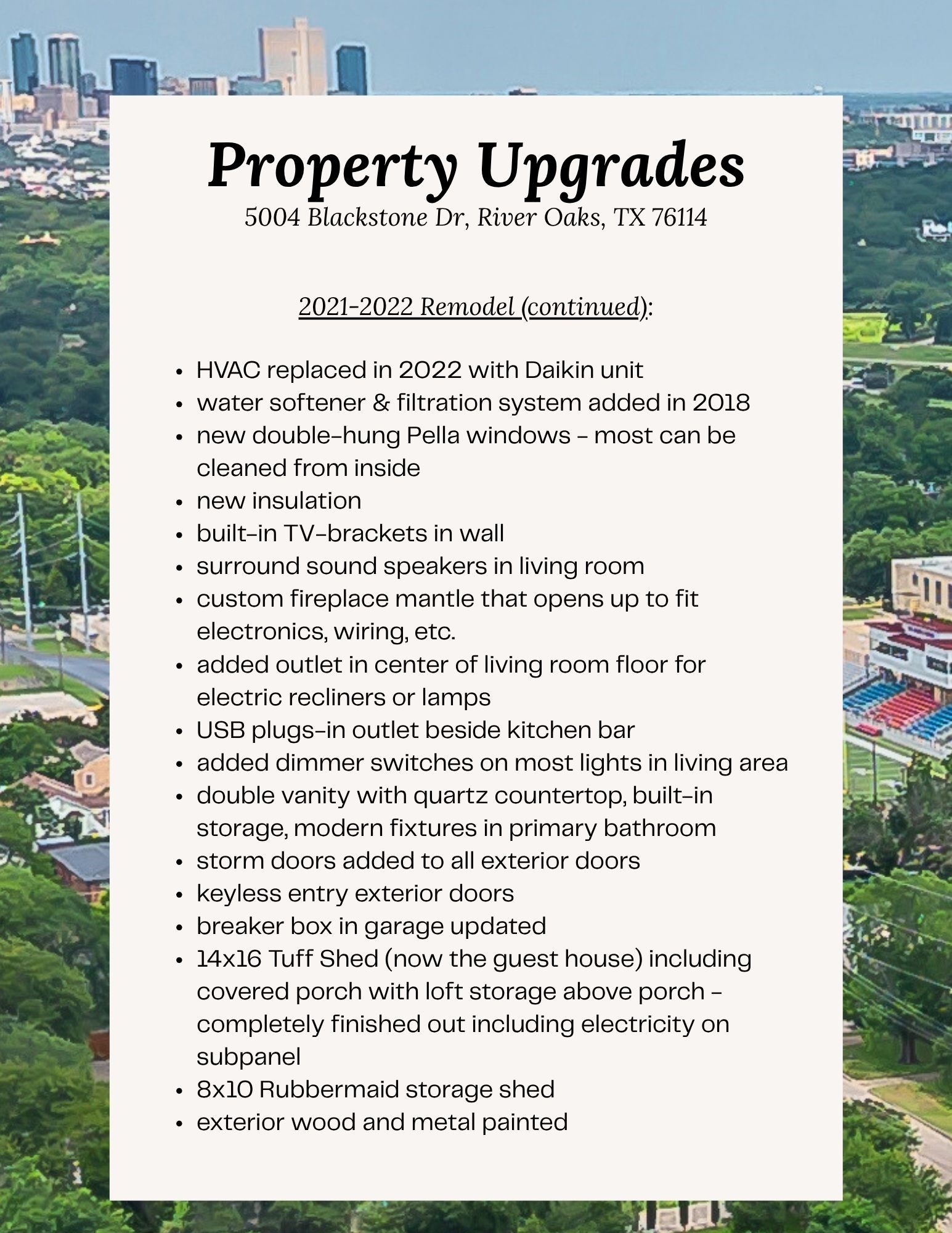 5004 Blackstone Drive River Oaks TX 76114