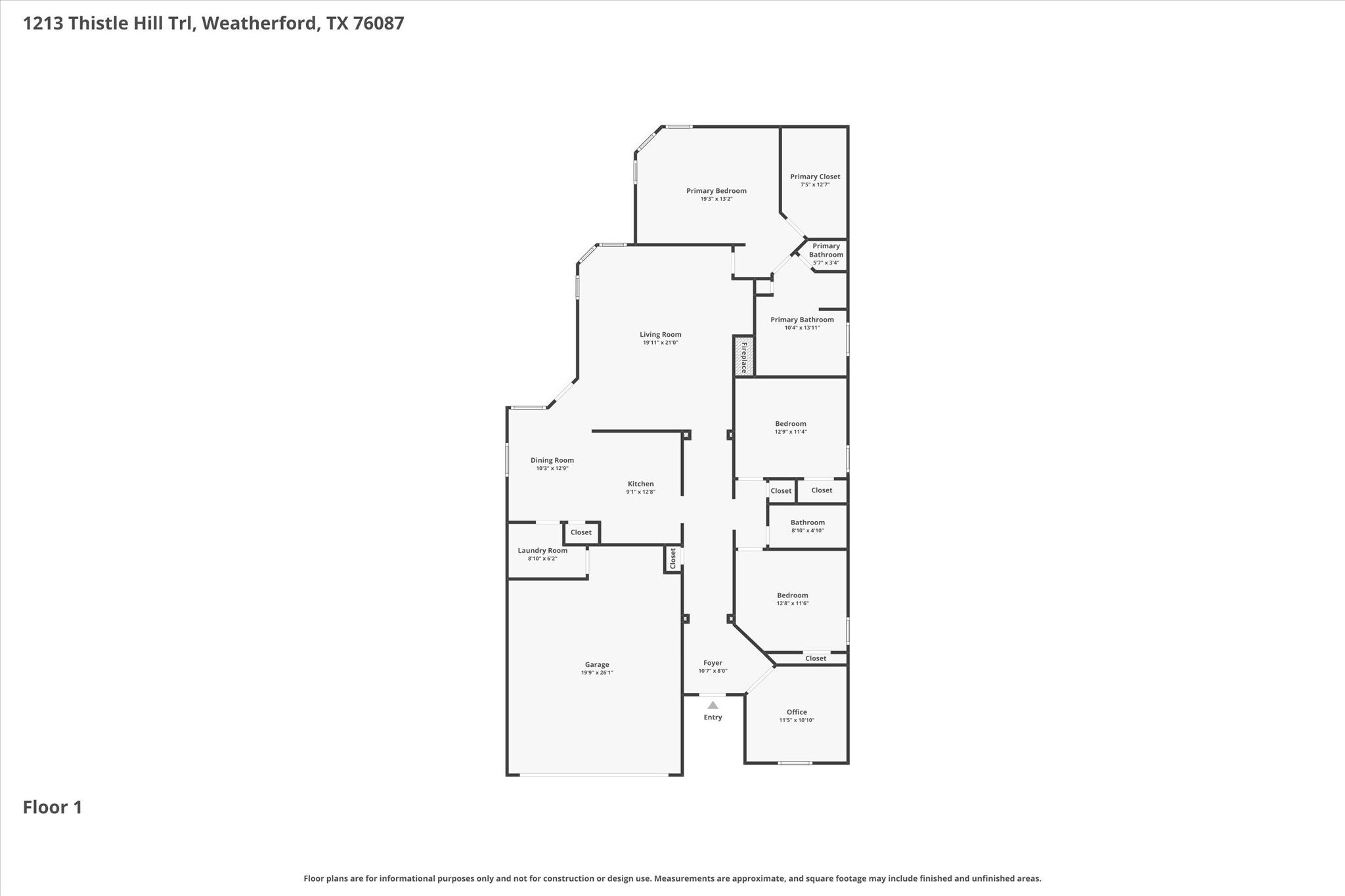 1213 Thistle Hill Trail Weatherford TX 76087
