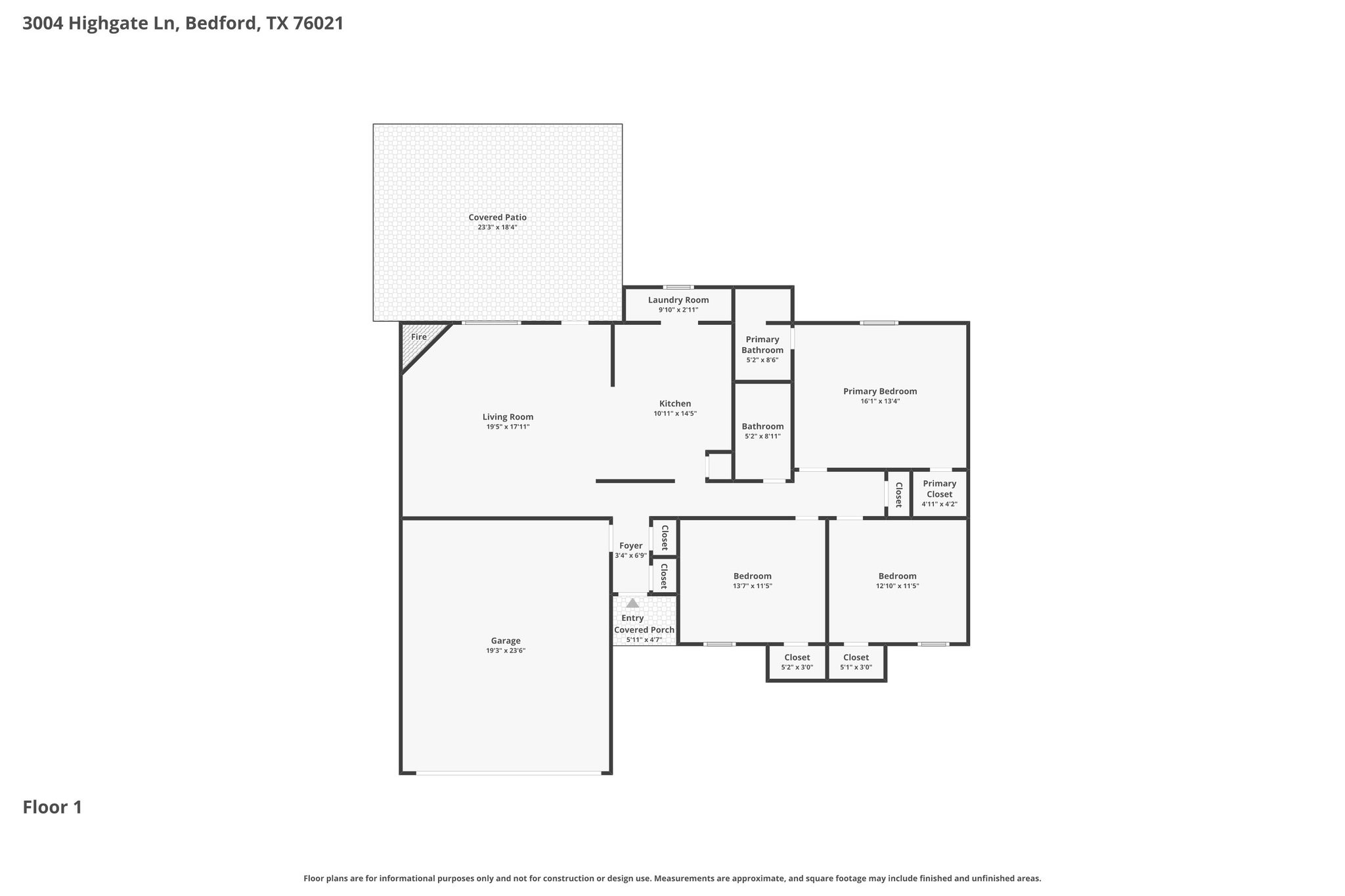 3004 Highgate Lane Bedford TX 76021