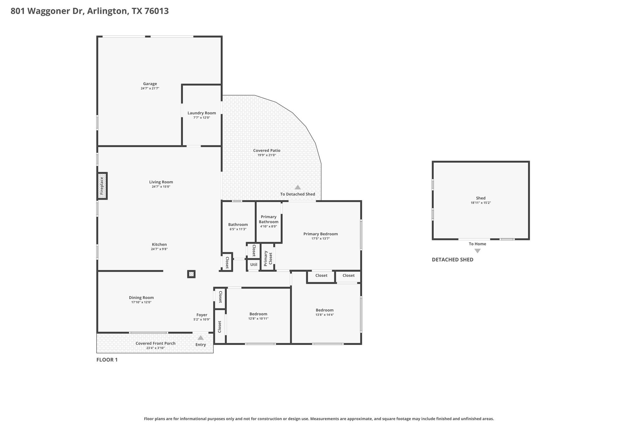 801 Waggoner Drive Arlington TX 76013