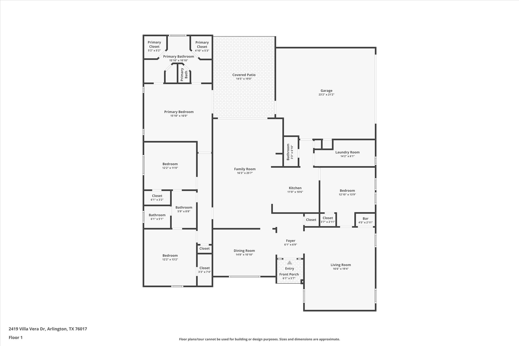 2419 Villa Vera Drive Arlington TX 76017