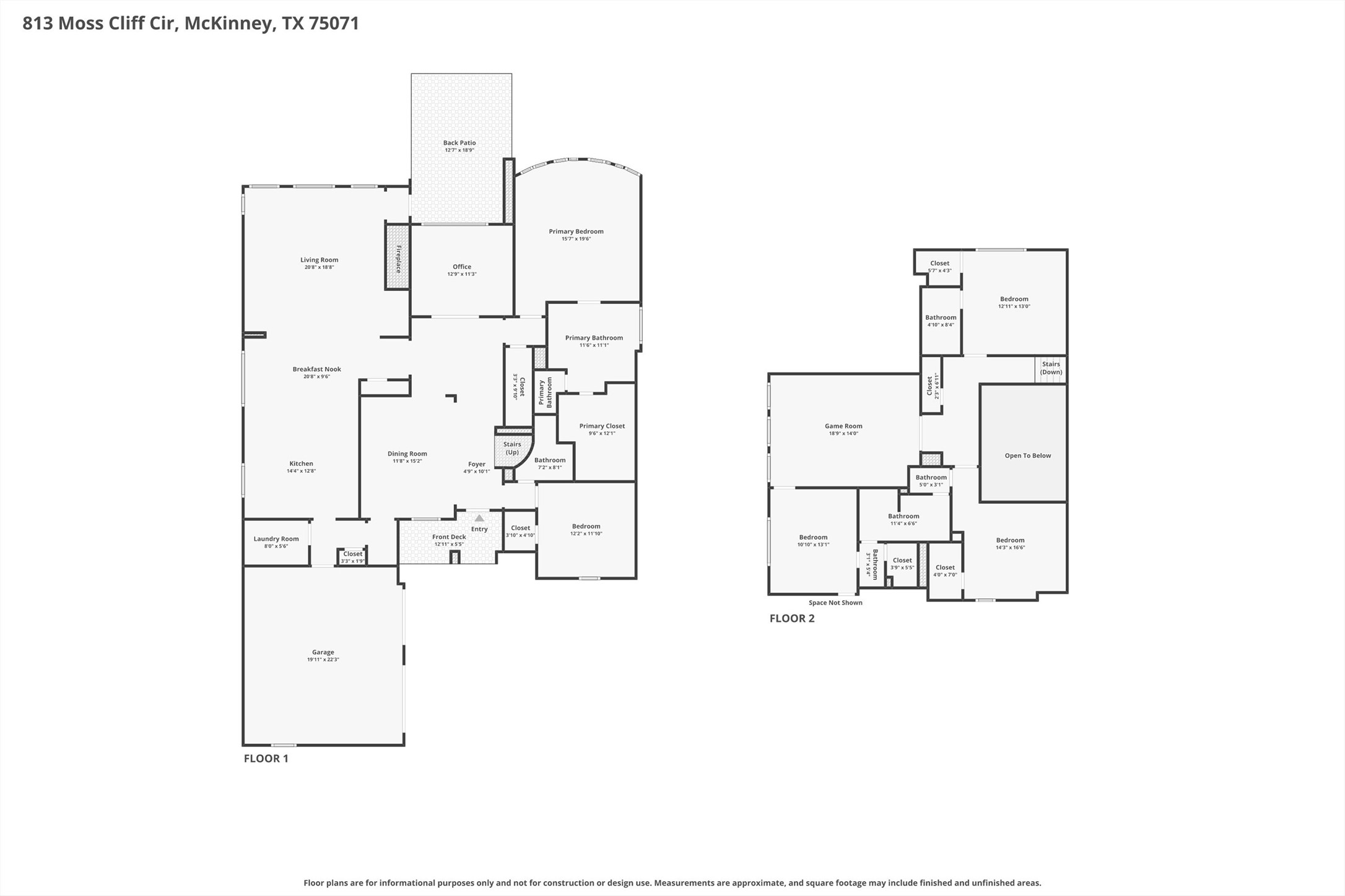 813 Moss Cliff Circle Mckinney TX 75071