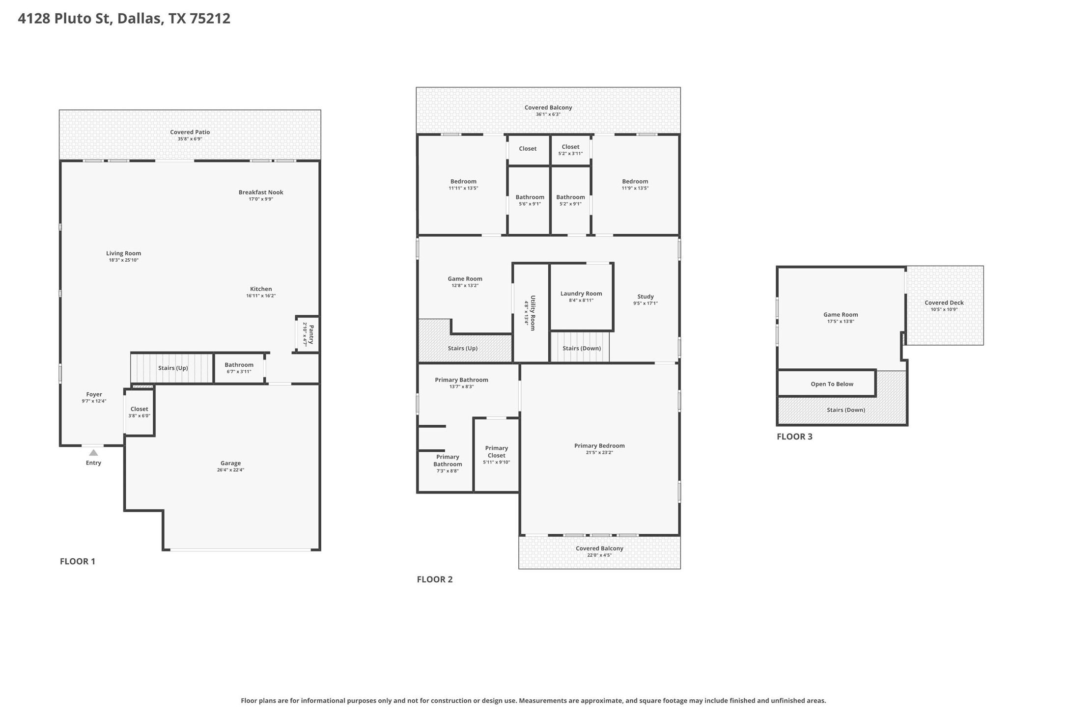 4128 Pluto Street Dallas TX 75212