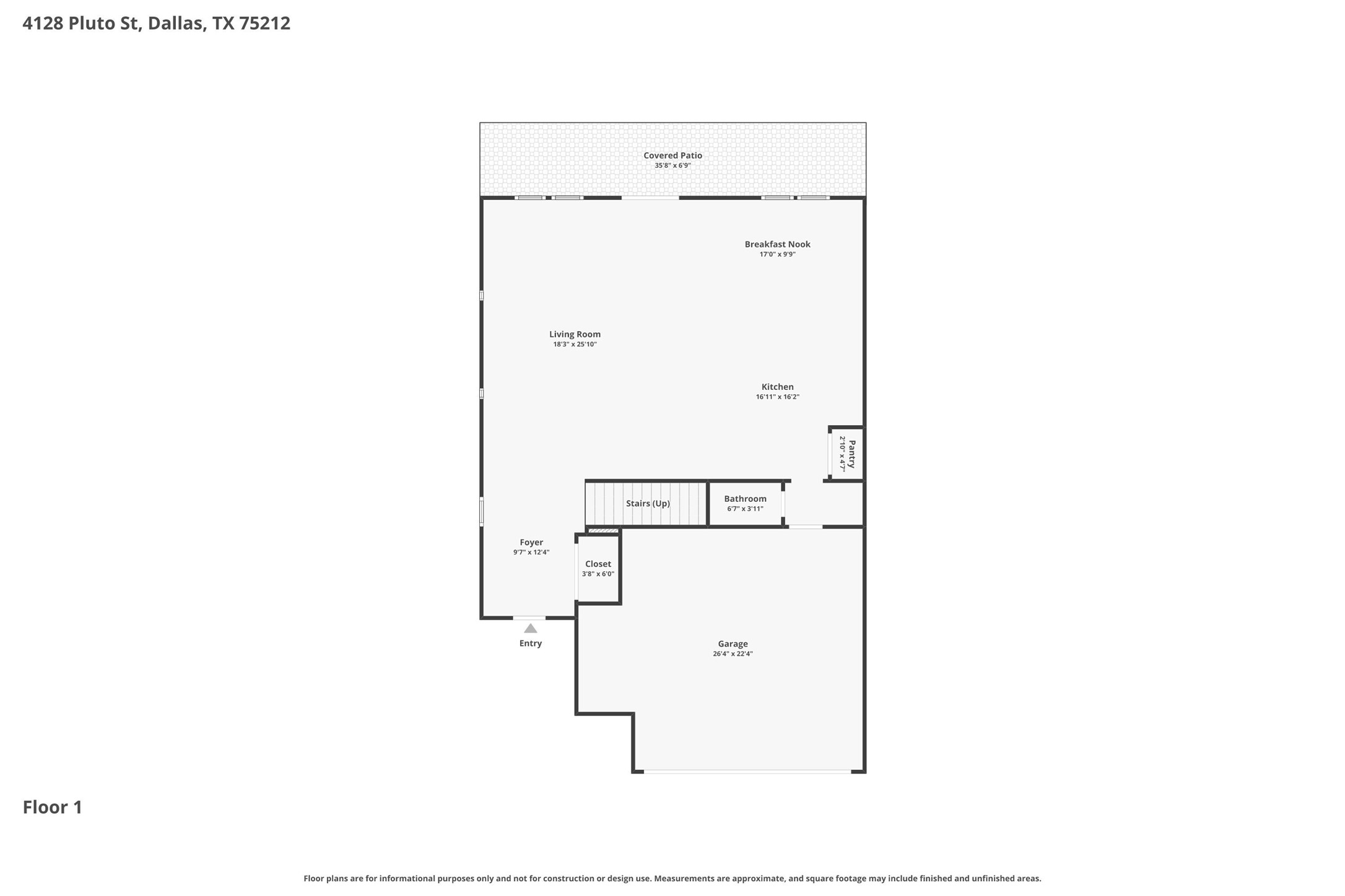 4128 Pluto Street Dallas TX 75212