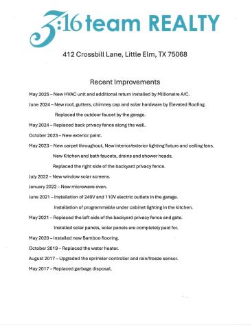 412 Crossbill Lane Little Elm TX 75068
