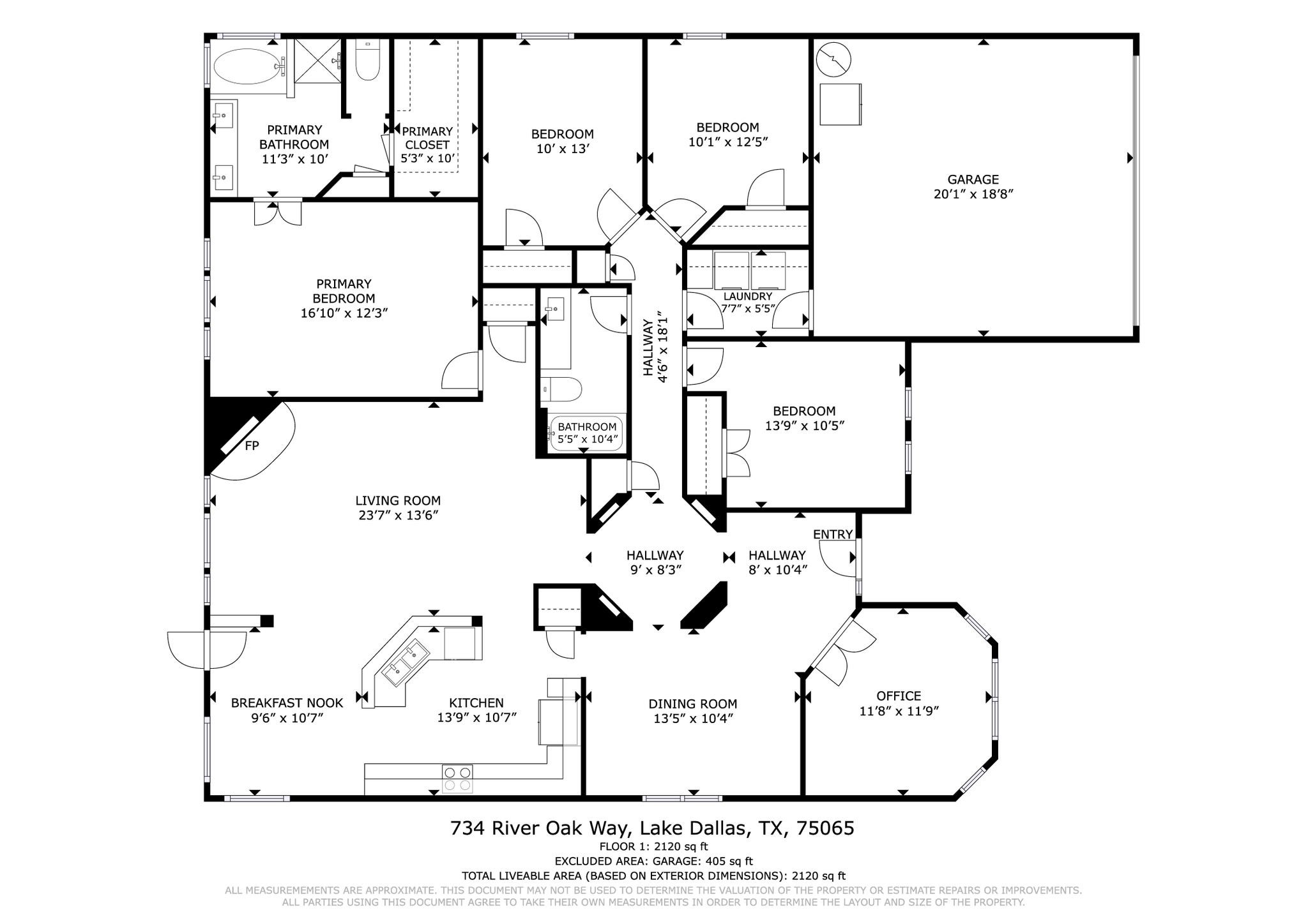 734 River Oak Way Lake Dallas TX 75065