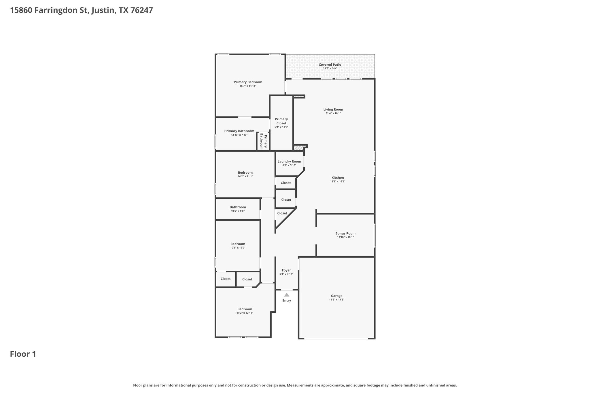 15860 Farringdon Street Fort Worth TX 76247