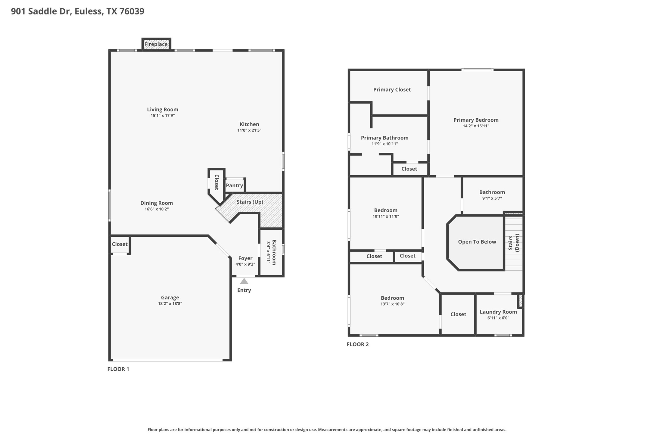 901 Saddle Drive Euless TX 76039
