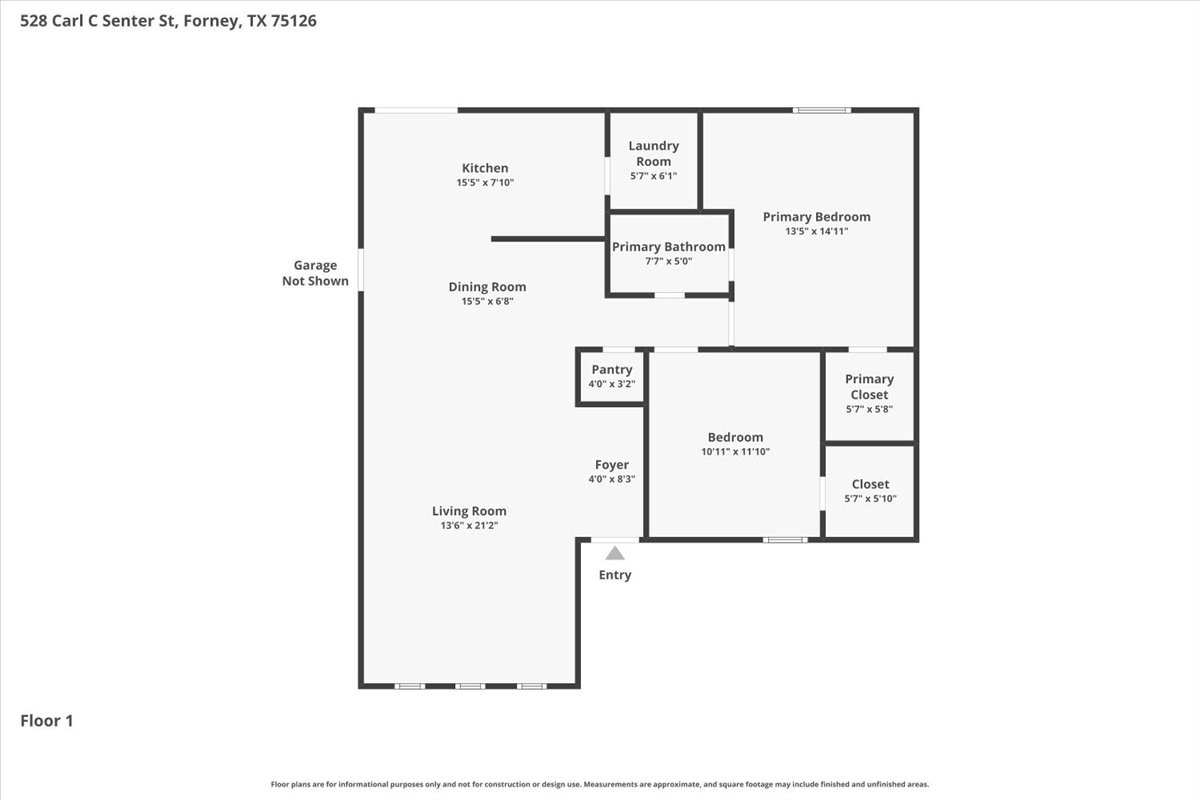 528 Carl C Senter Street Forney TX 75126