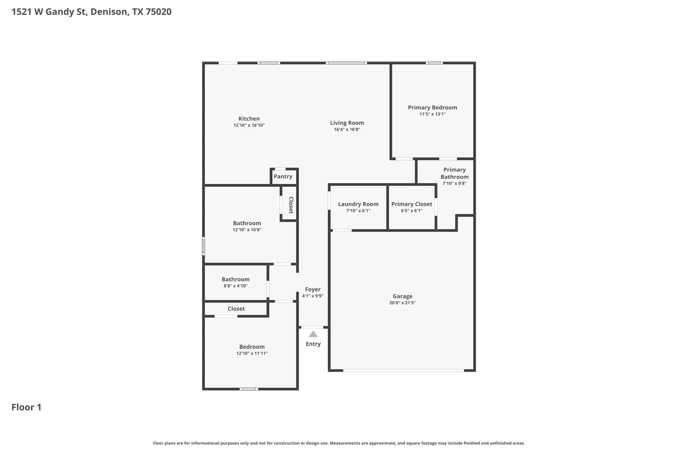 1521 W Gandy Street Denison TX 75020
