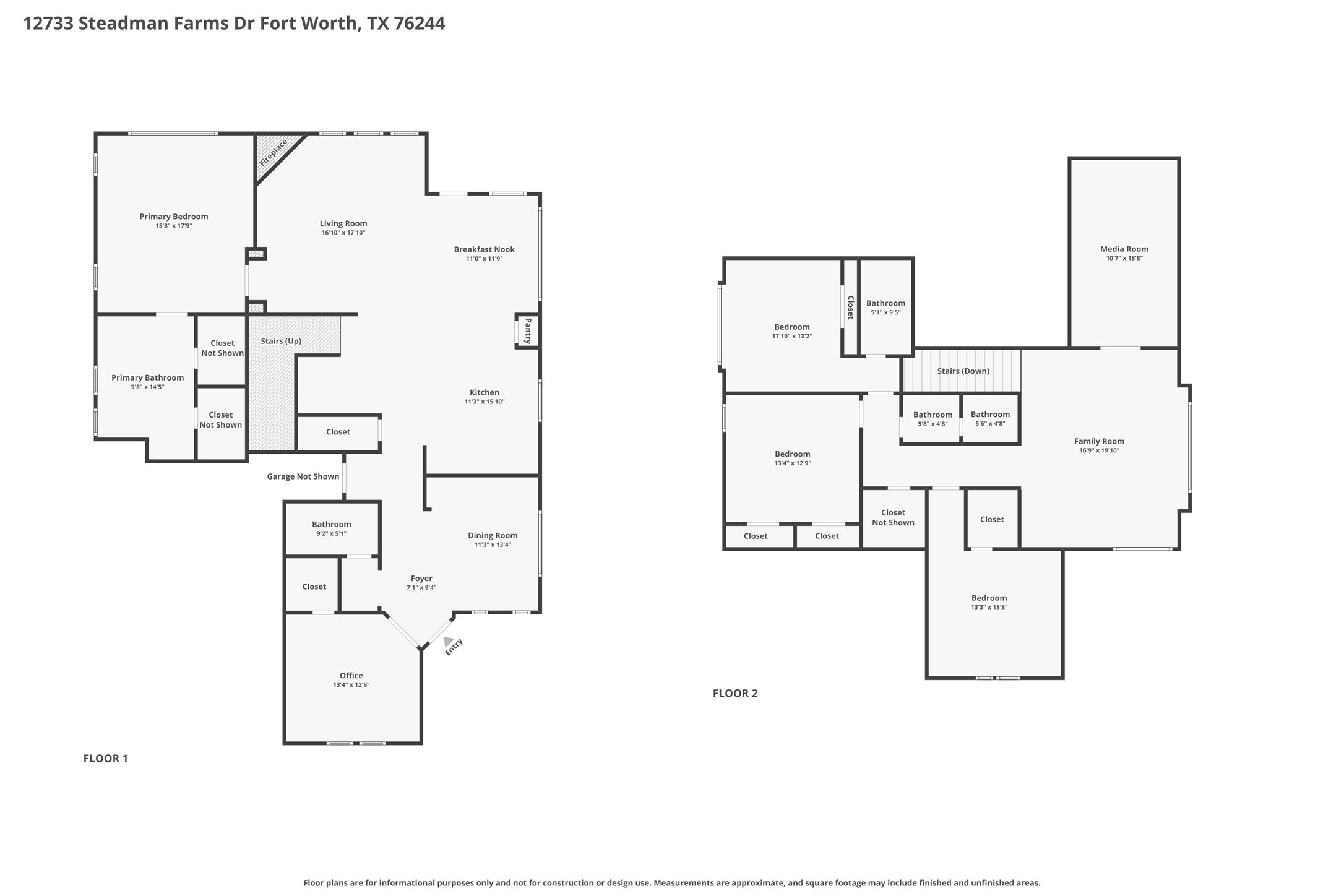 12737 Steadman Farms Drive Fort Worth TX 76244