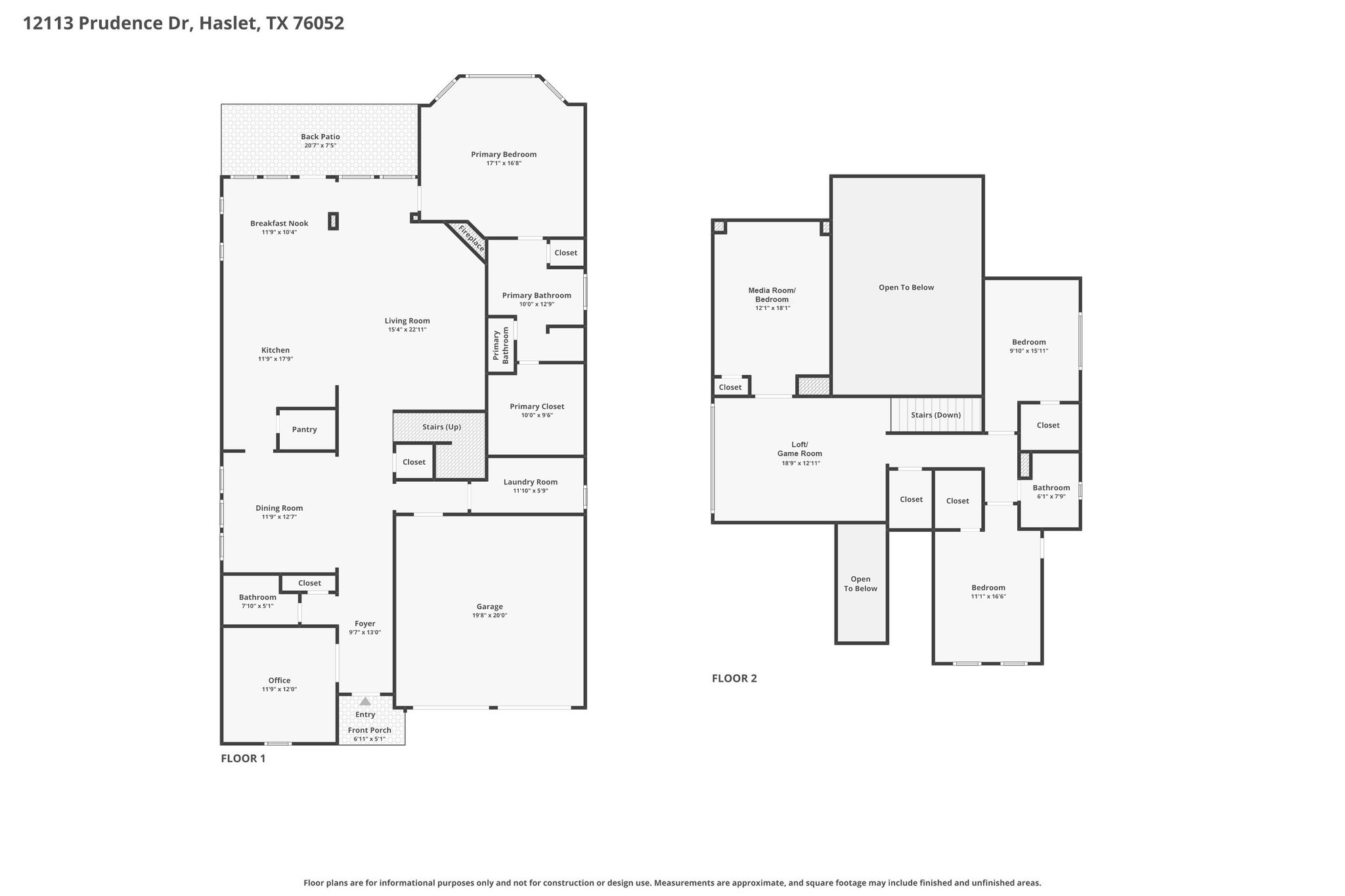 12113 Prudence Drive Fort Worth TX 76052