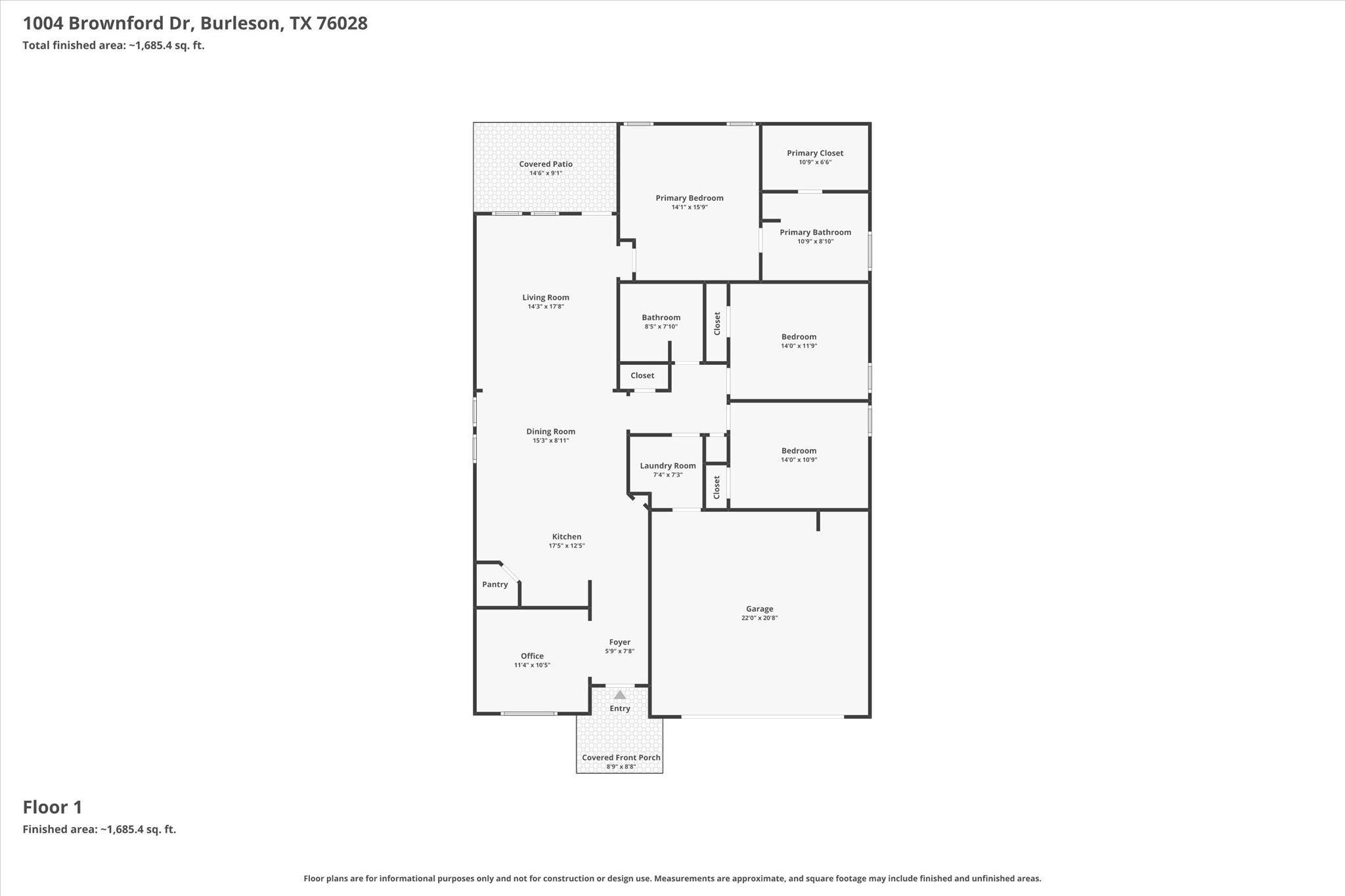 1004 Brownford Drive Fort Worth TX 76028