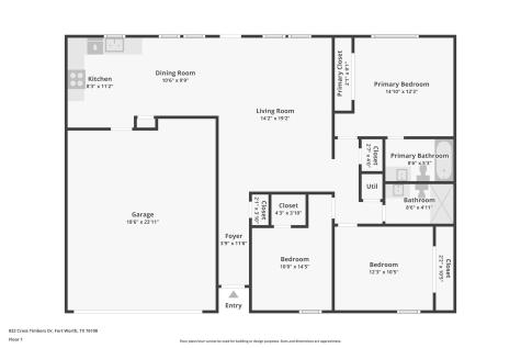 832 Cross Timbers Drive Fort Worth TX 76108