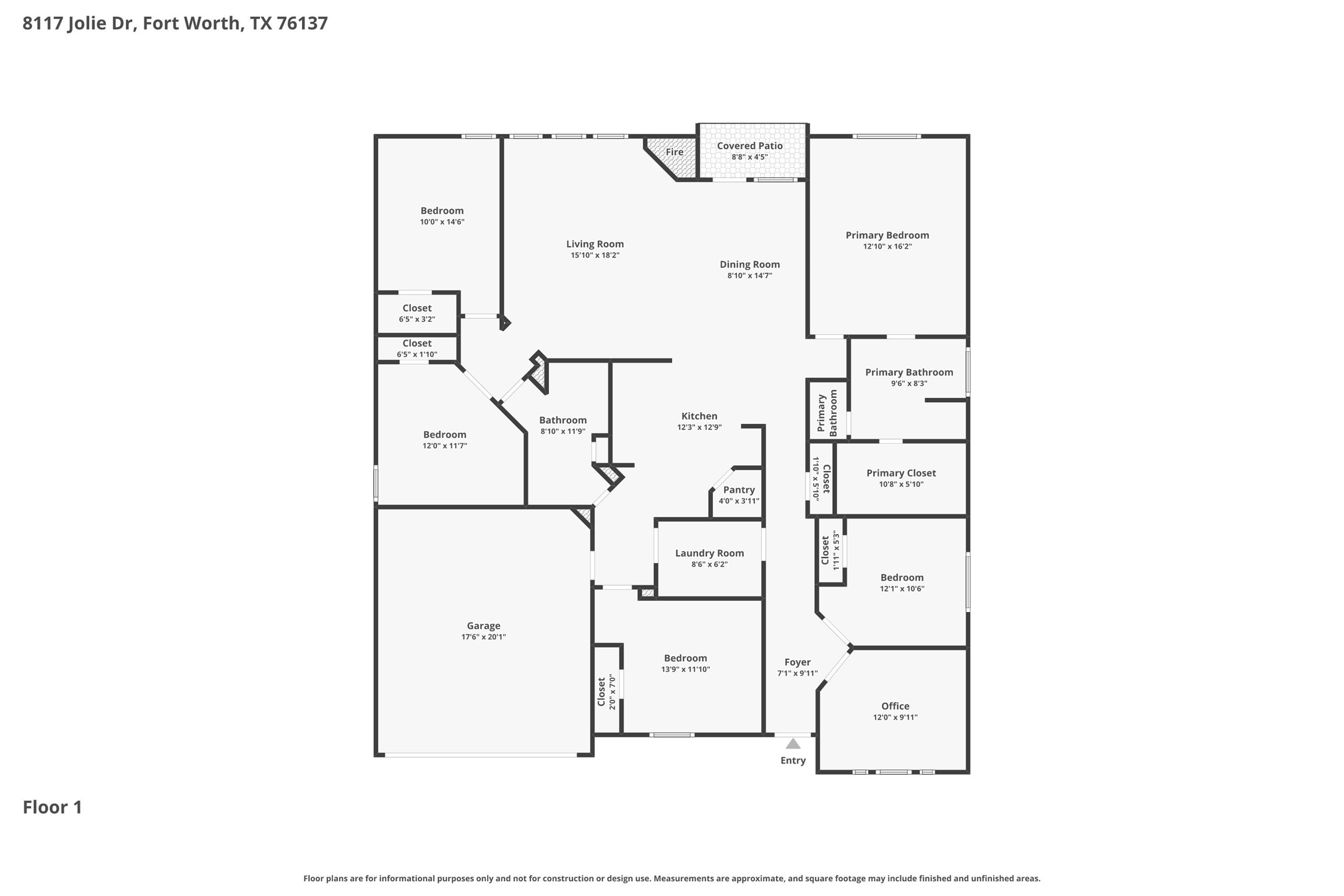 8117 Jolie Drive Fort Worth TX 76137