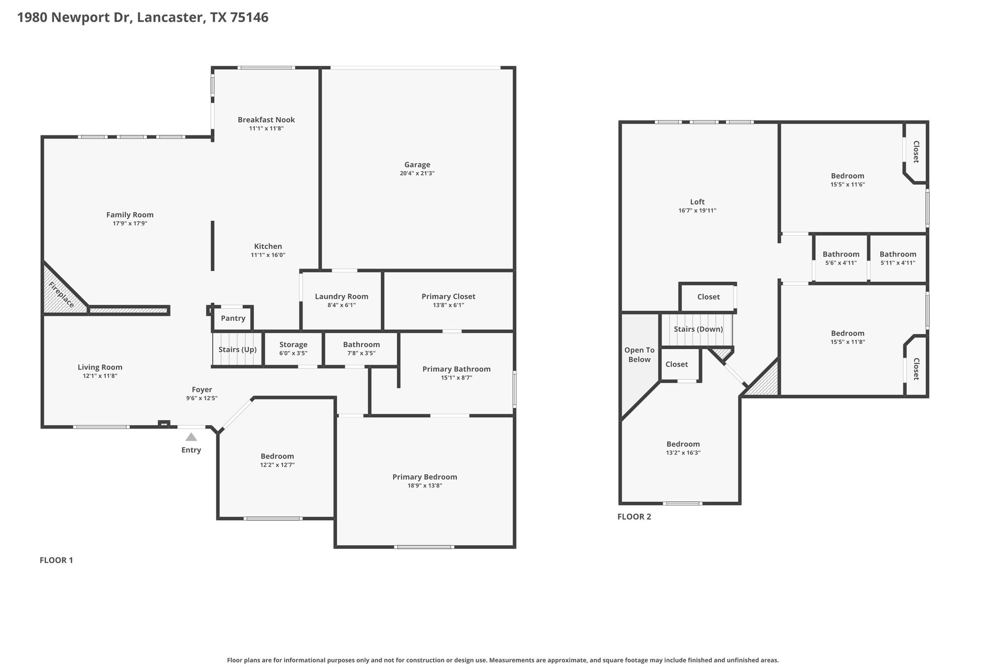 1980 Newport Drive Lancaster TX 75146