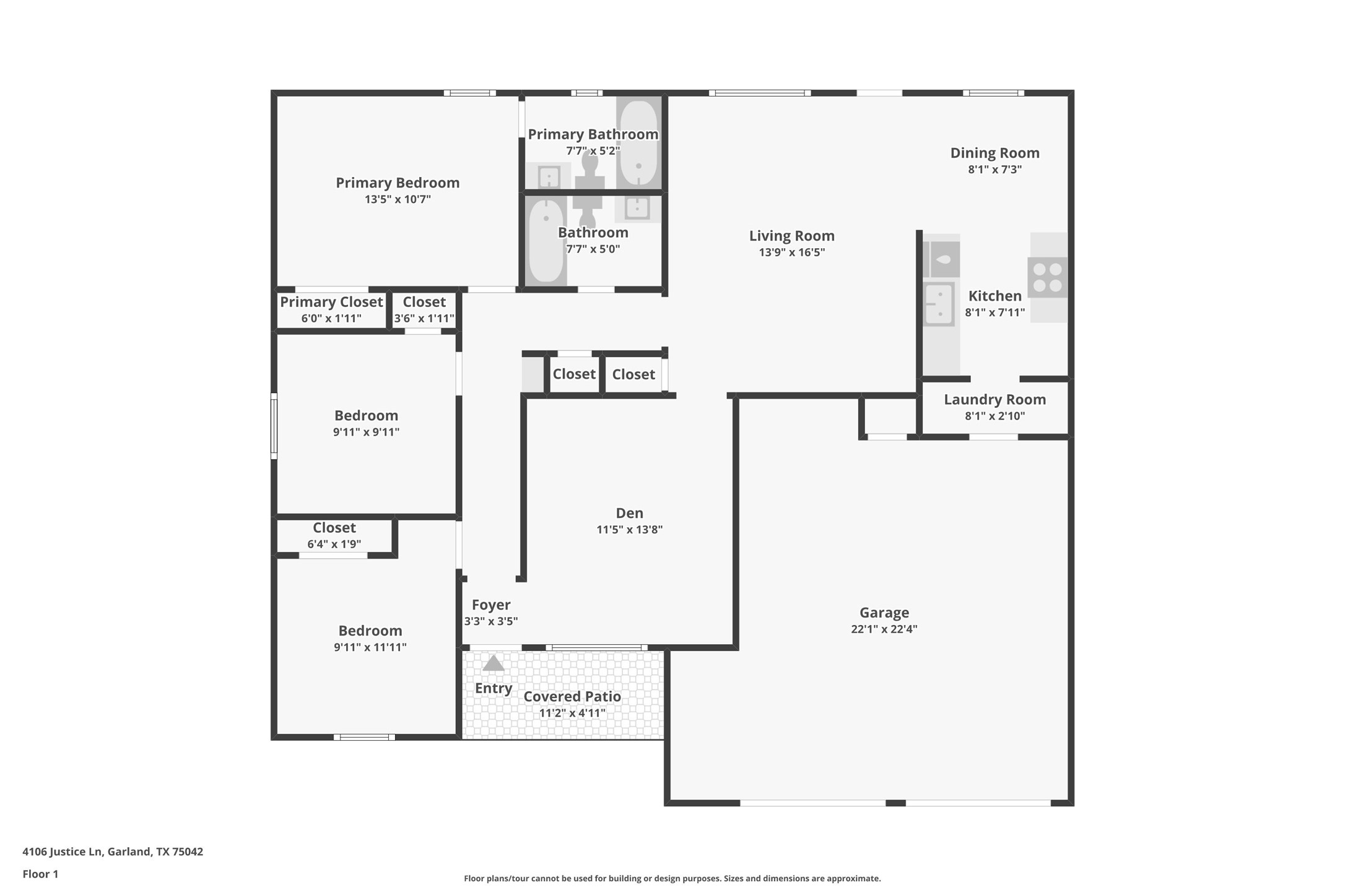 4106 Justice Lane Garland TX 75042