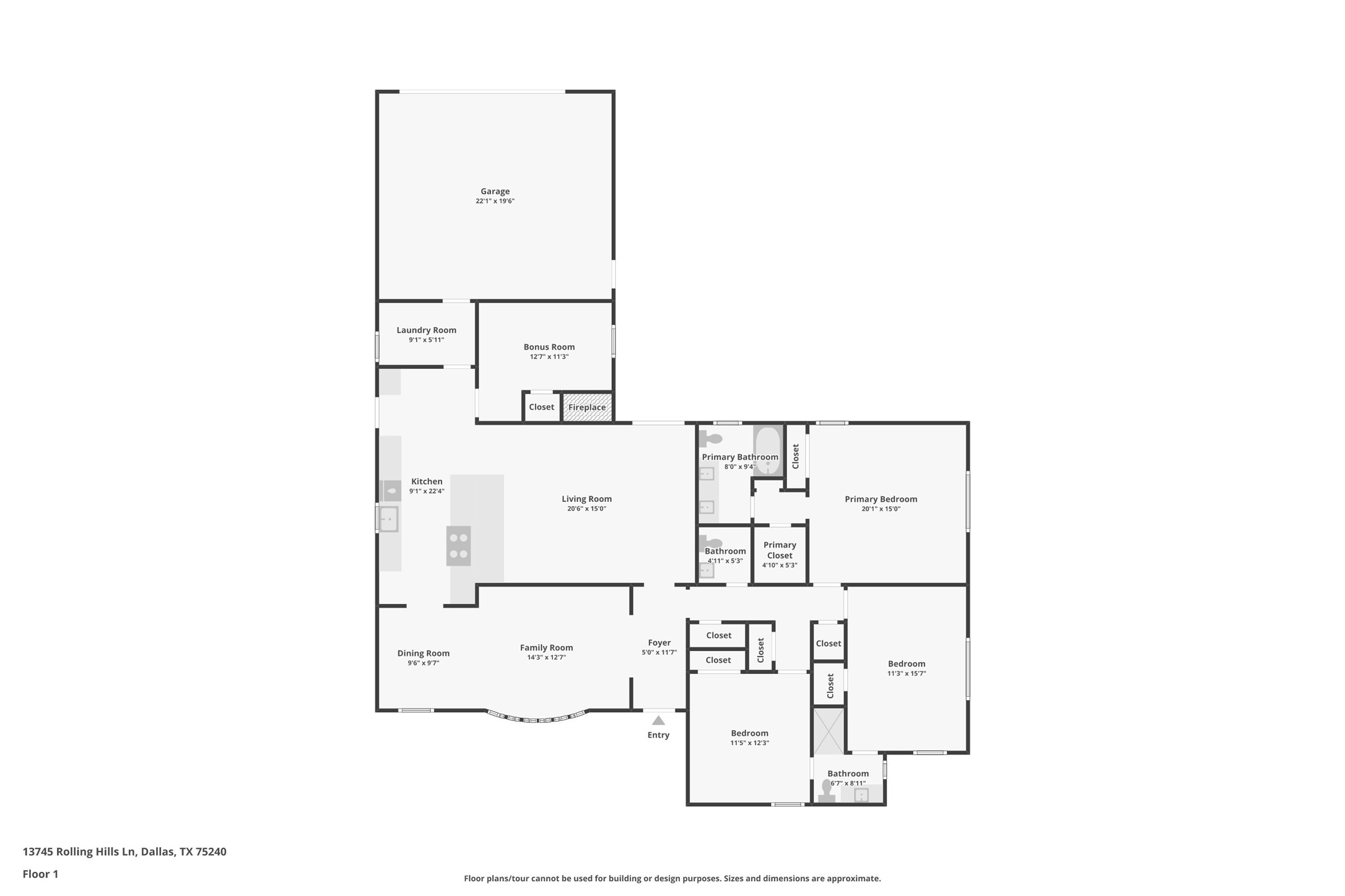 13745 Rolling Hills Lane Dallas TX 75240