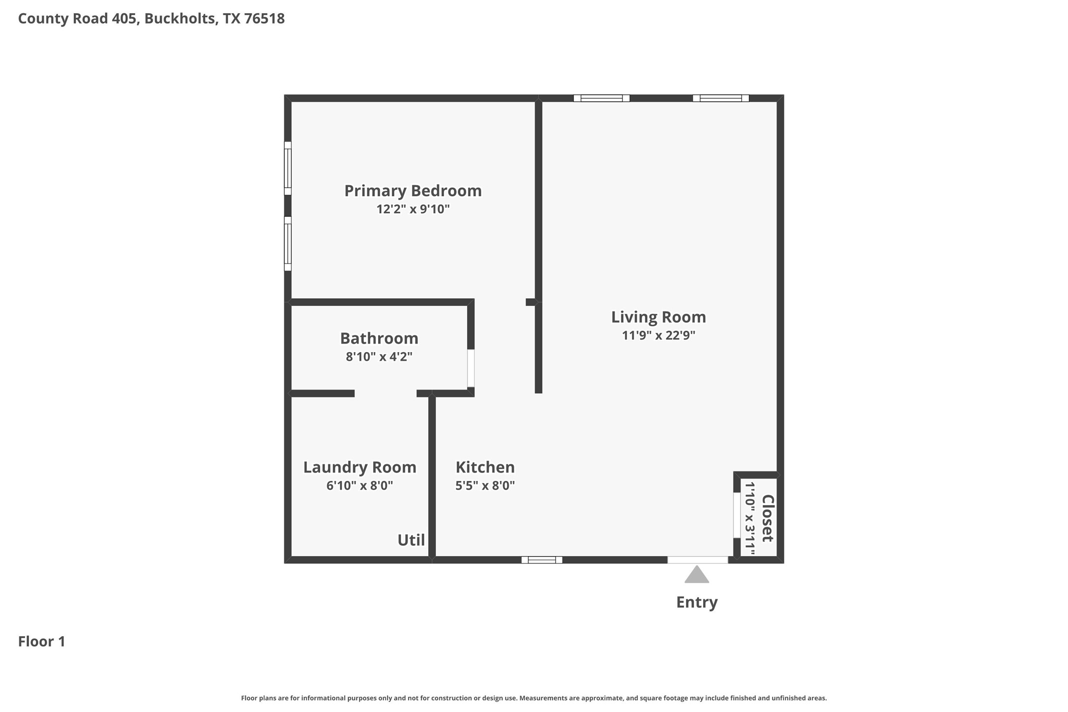 868 County Road 405 Buckholts TX 76518
