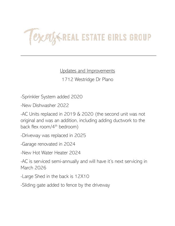 1712 Westridge Drive Plano TX 75075