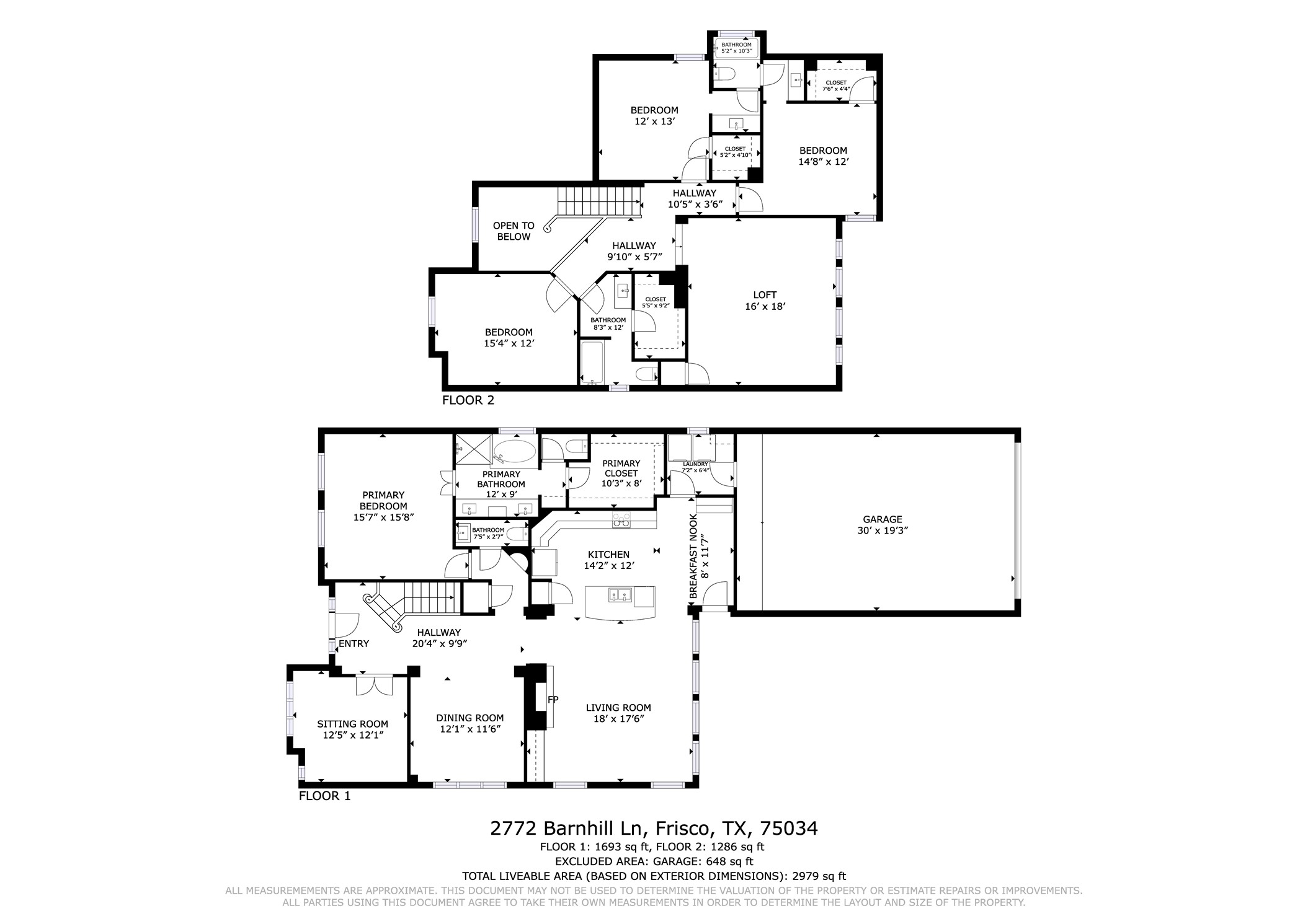2772 Barnhill Lane Frisco TX 75034