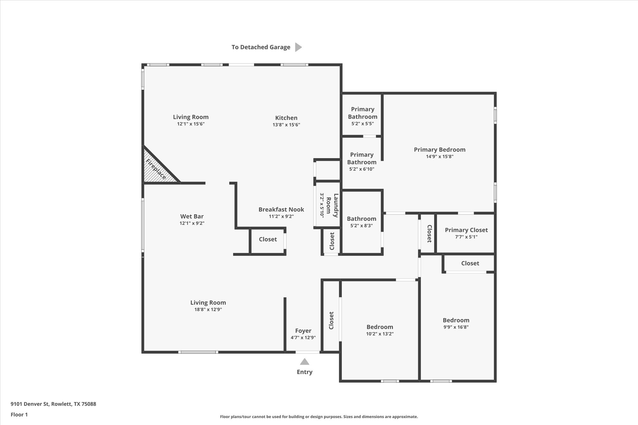 9101 Denver Street Rowlett TX 75088