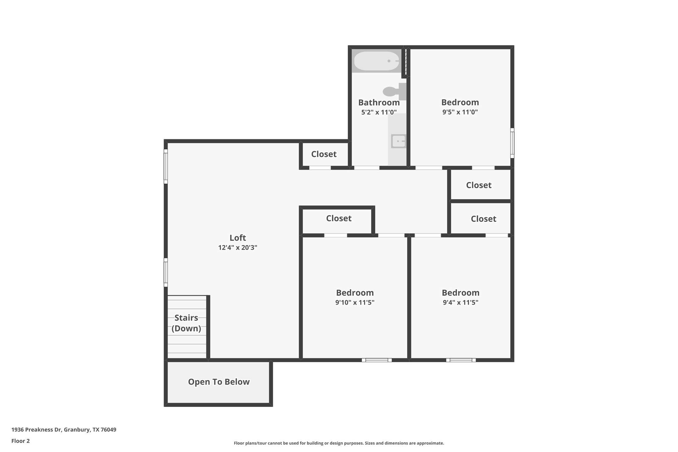 1936 Preakness Drive Granbury TX 76049