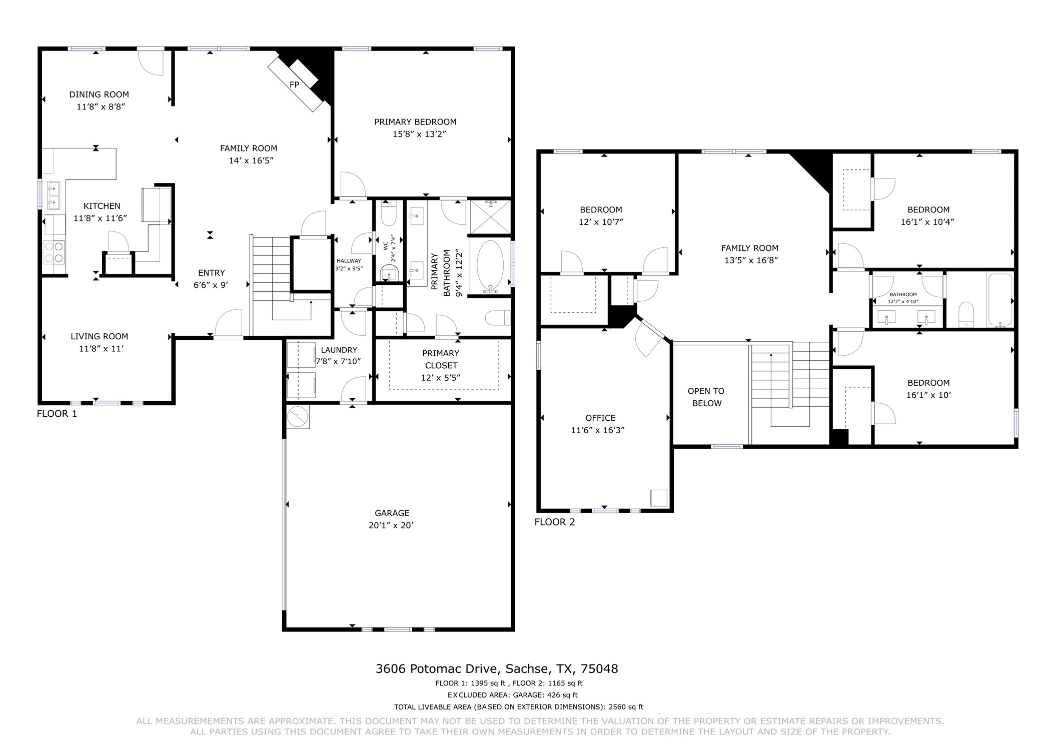3606 Potomac Drive Sachse TX 75048