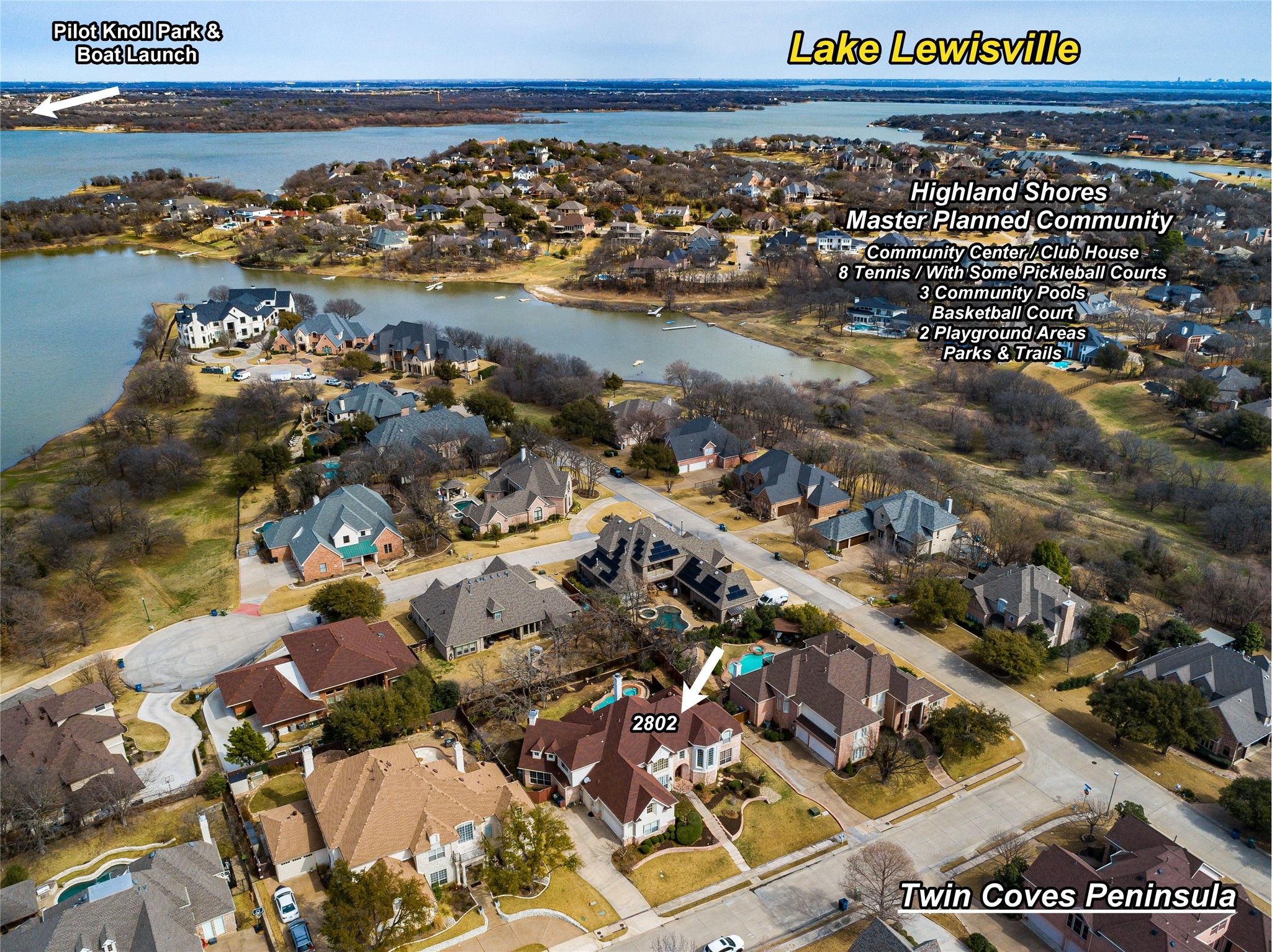 2802 Woodlake Court Highland Village TX 75077