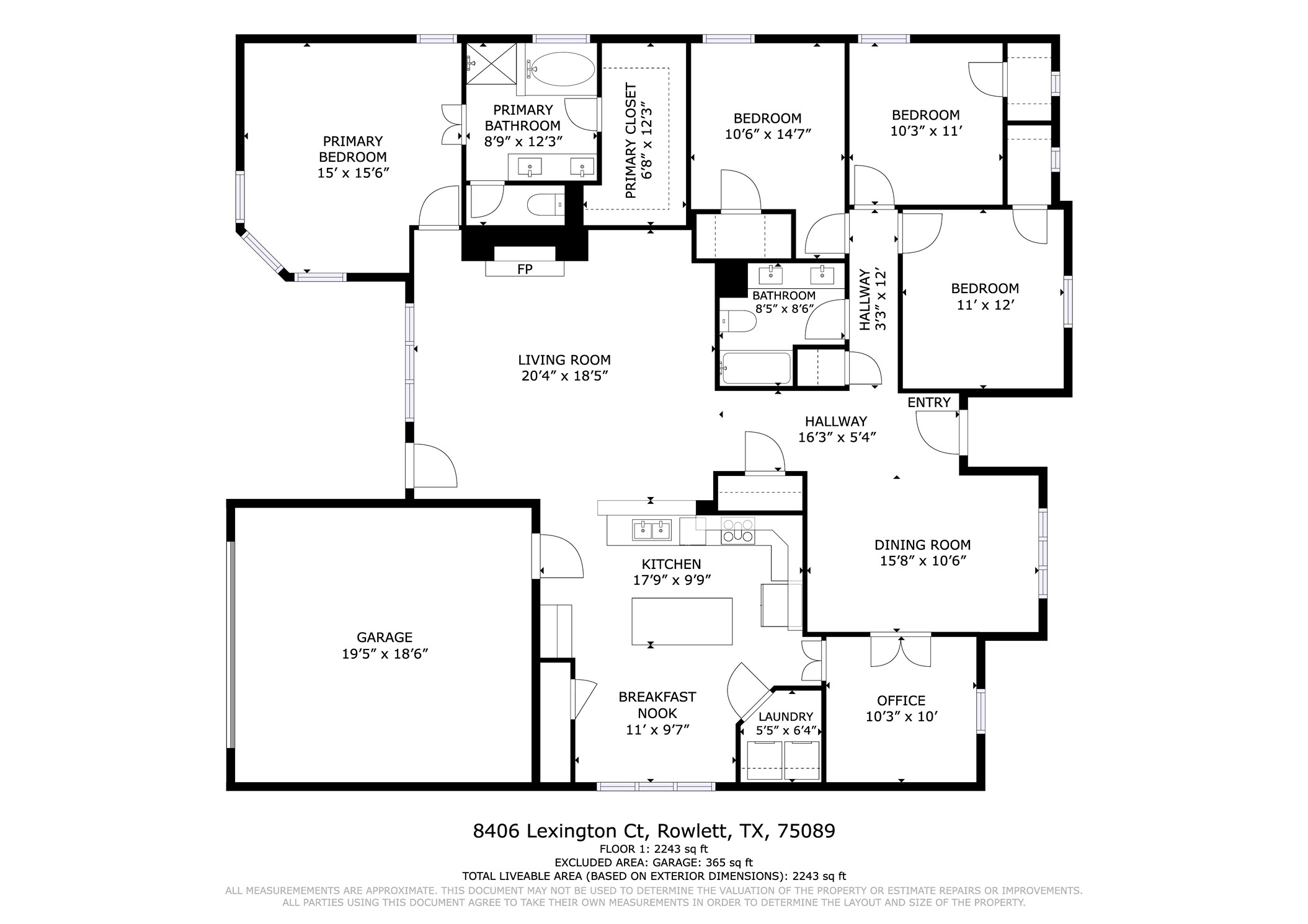 8406 Lexington Court Rowlett TX 75089