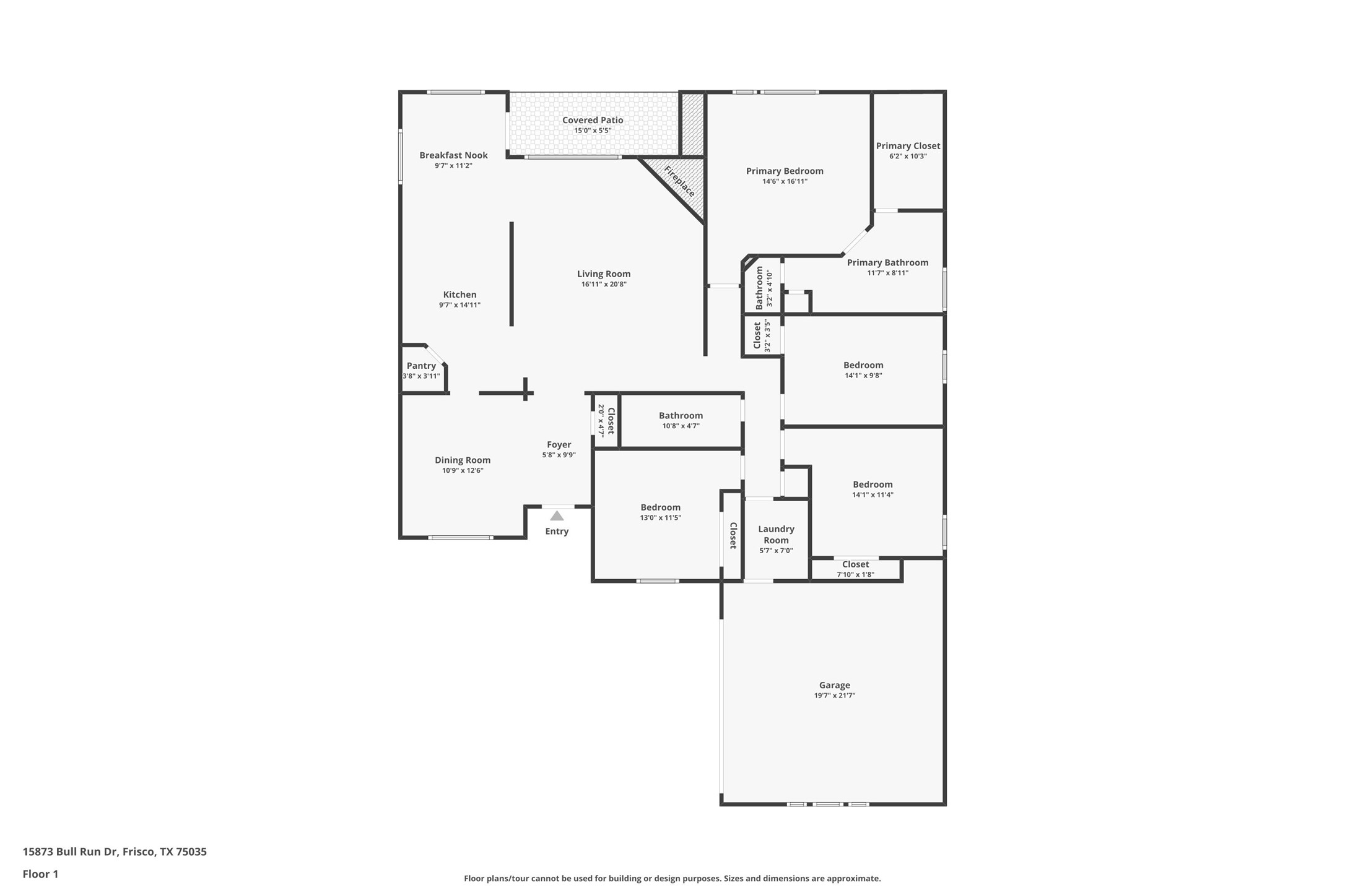 15873 Bull Run Drive Frisco TX 75035