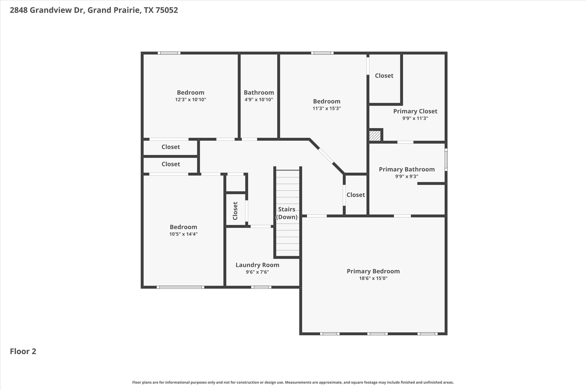 2848 Grandview Drive Grand Prairie TX 75052