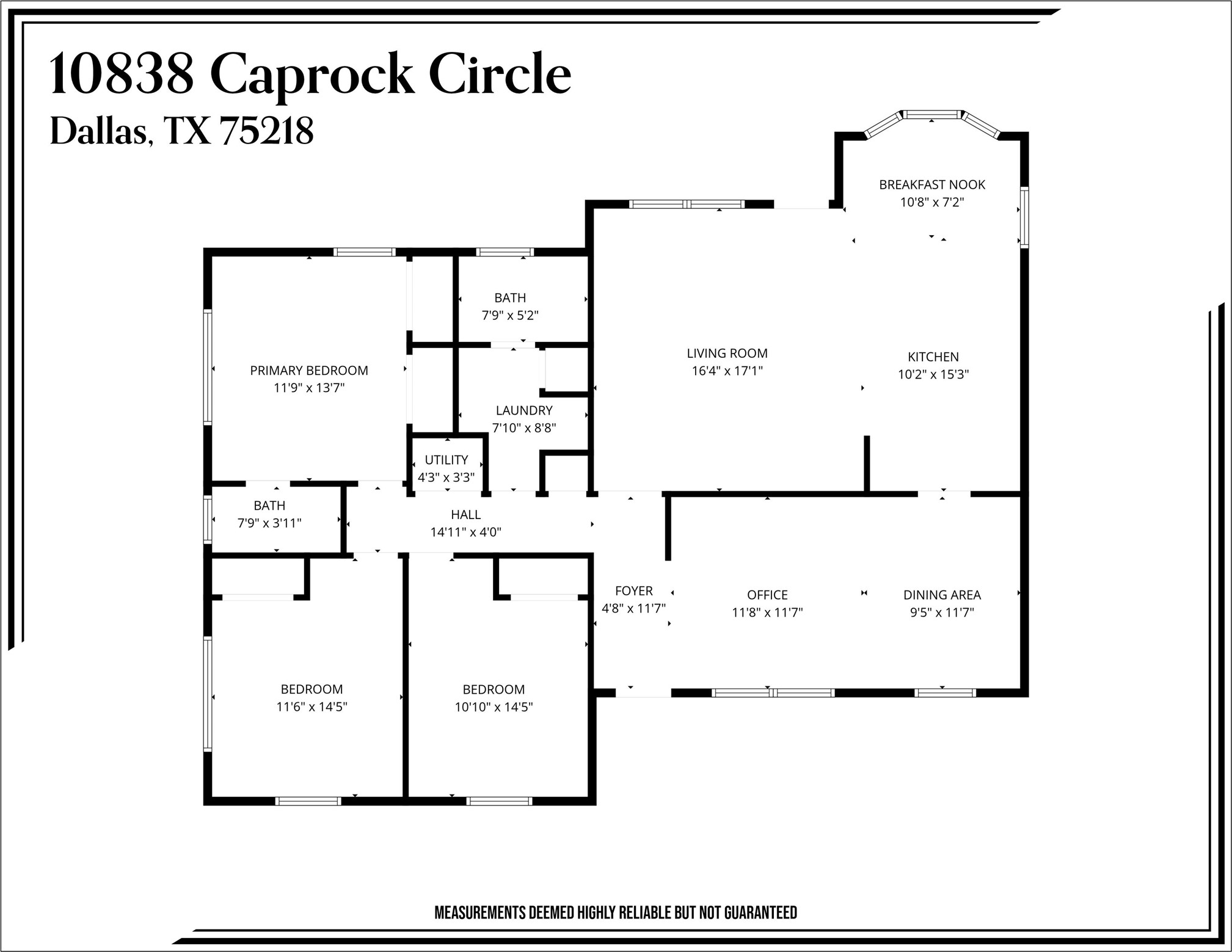 10838 Caprock Circle Dallas TX 75218