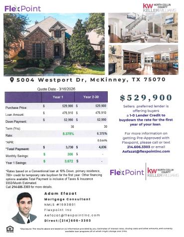 5004 Westport Drive Mckinney TX 75070