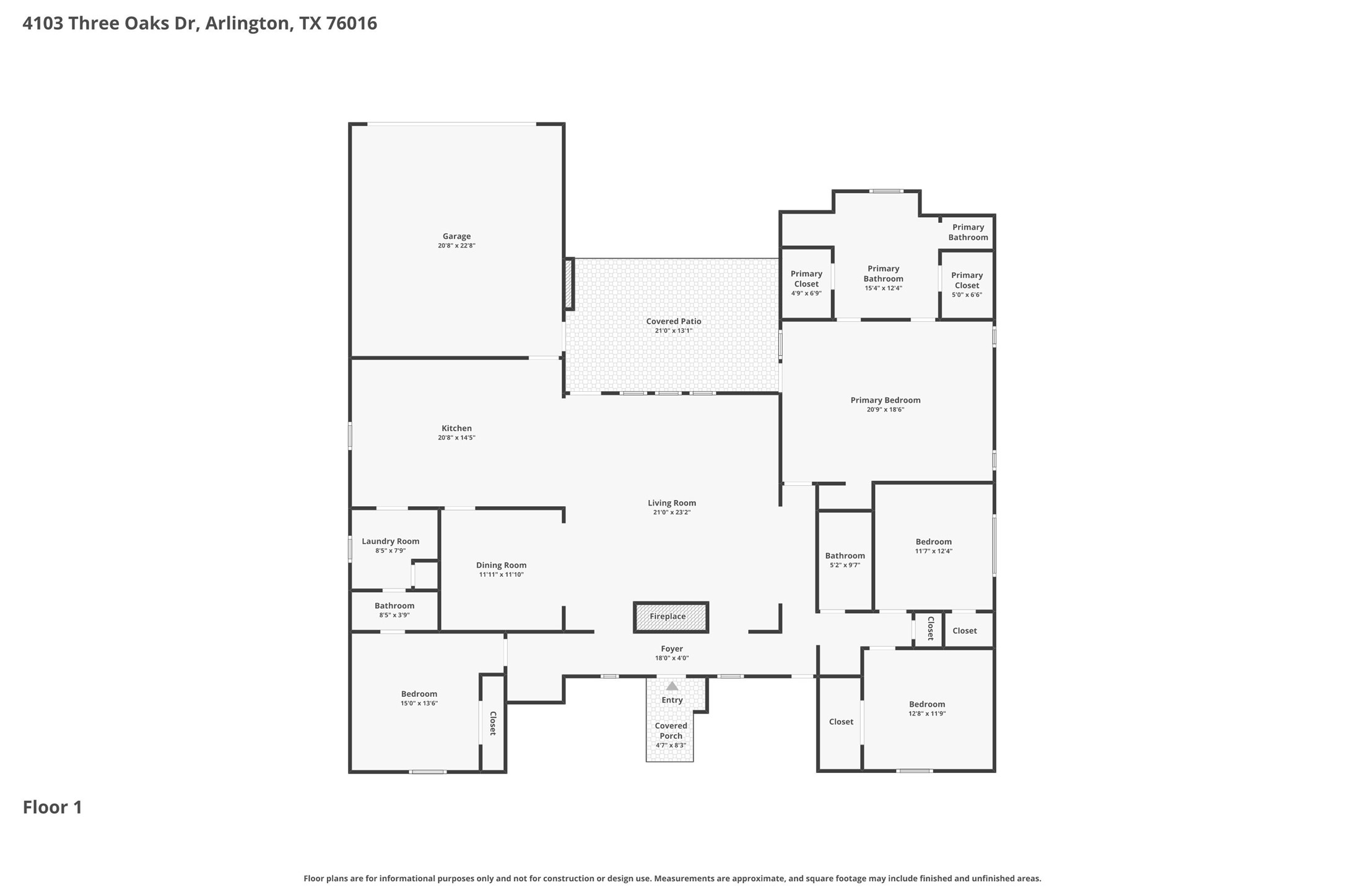 4103 Three Oaks Drive Arlington TX 76016
