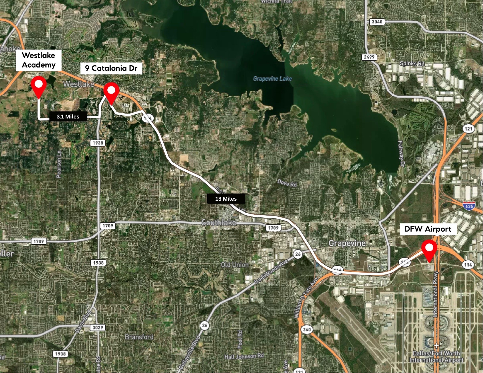 9 Catalonia Drive Westlake TX 76262