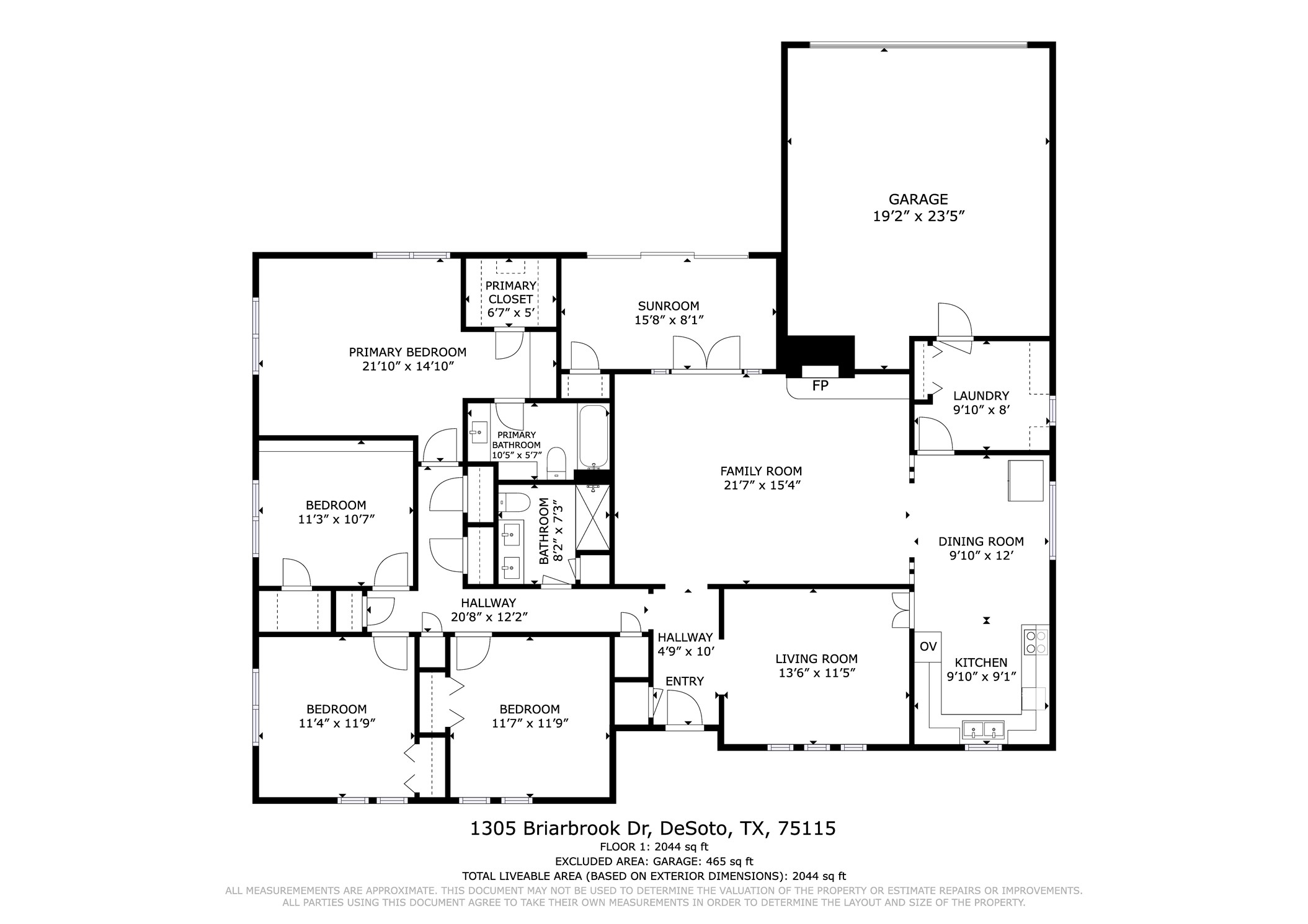 1305 Briarbrook Drive Desoto TX 75115