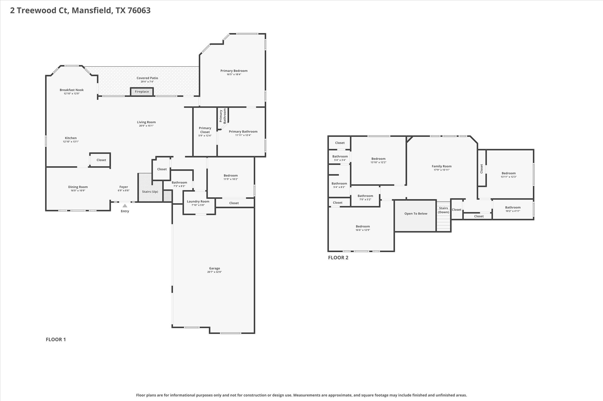 2 Treewood Court Mansfield TX 76063