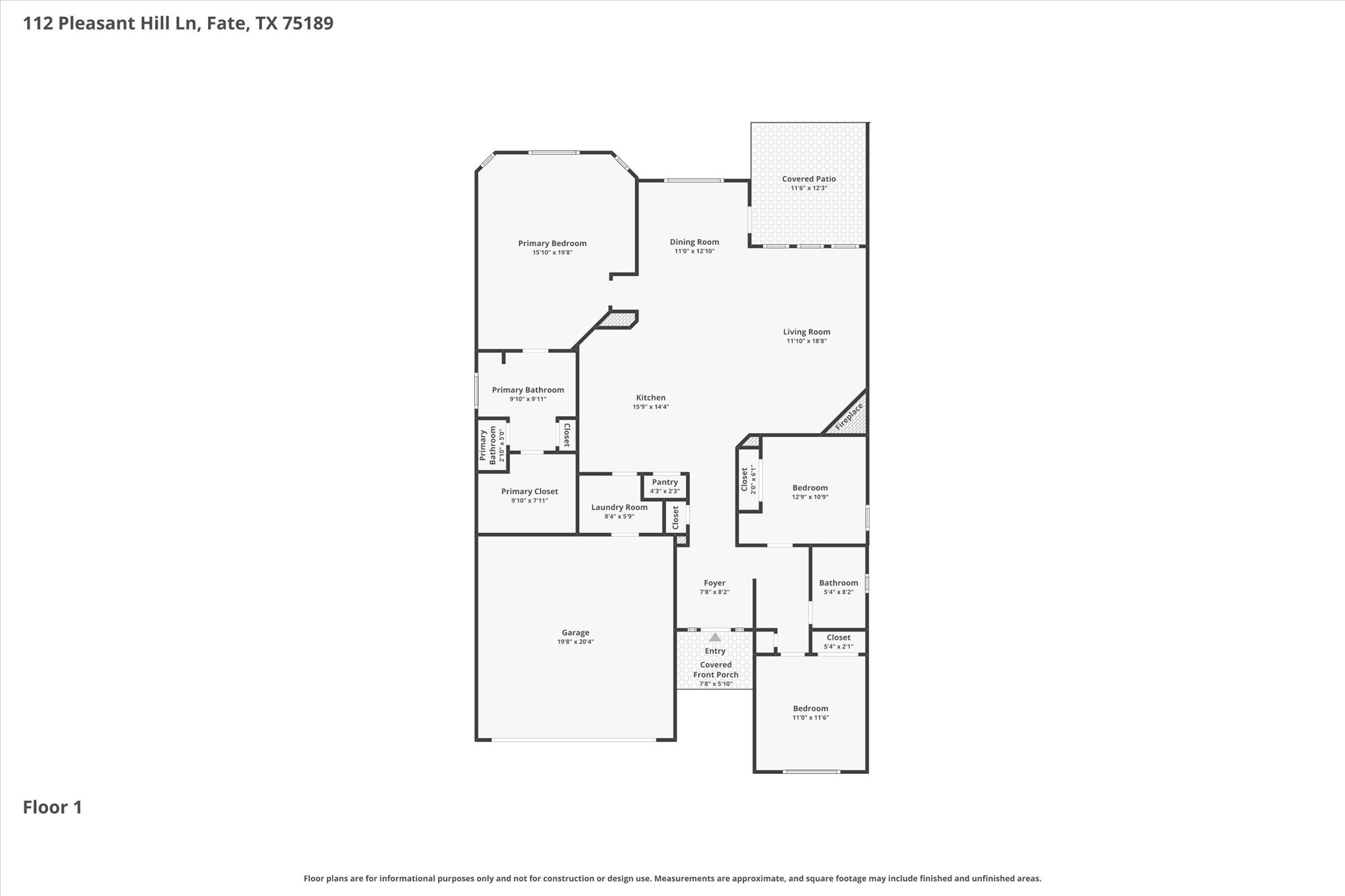 112 Pleasant Hill Lane Fate TX 75189