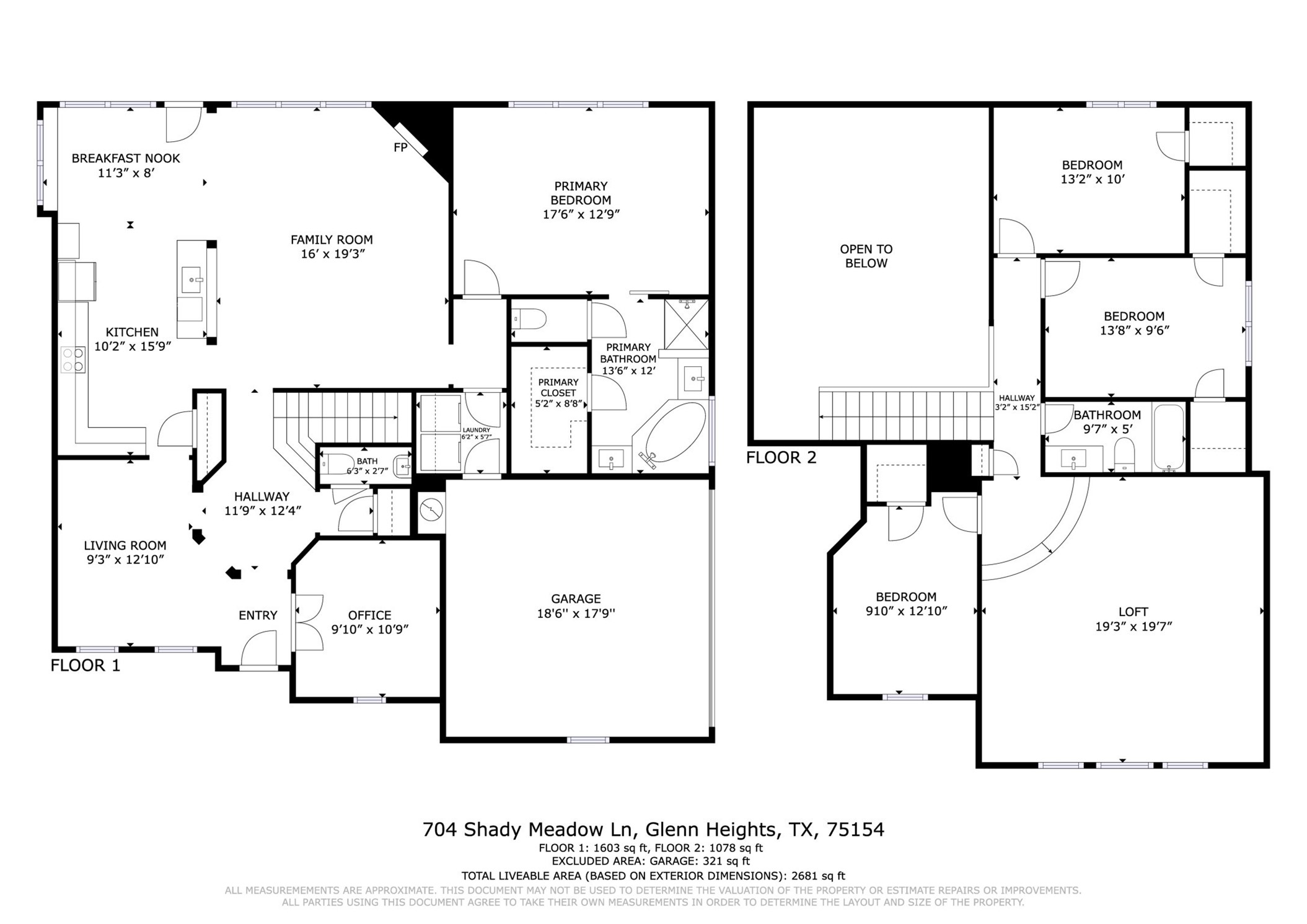 704 Shady Meadow Lane Glenn Heights TX 75154