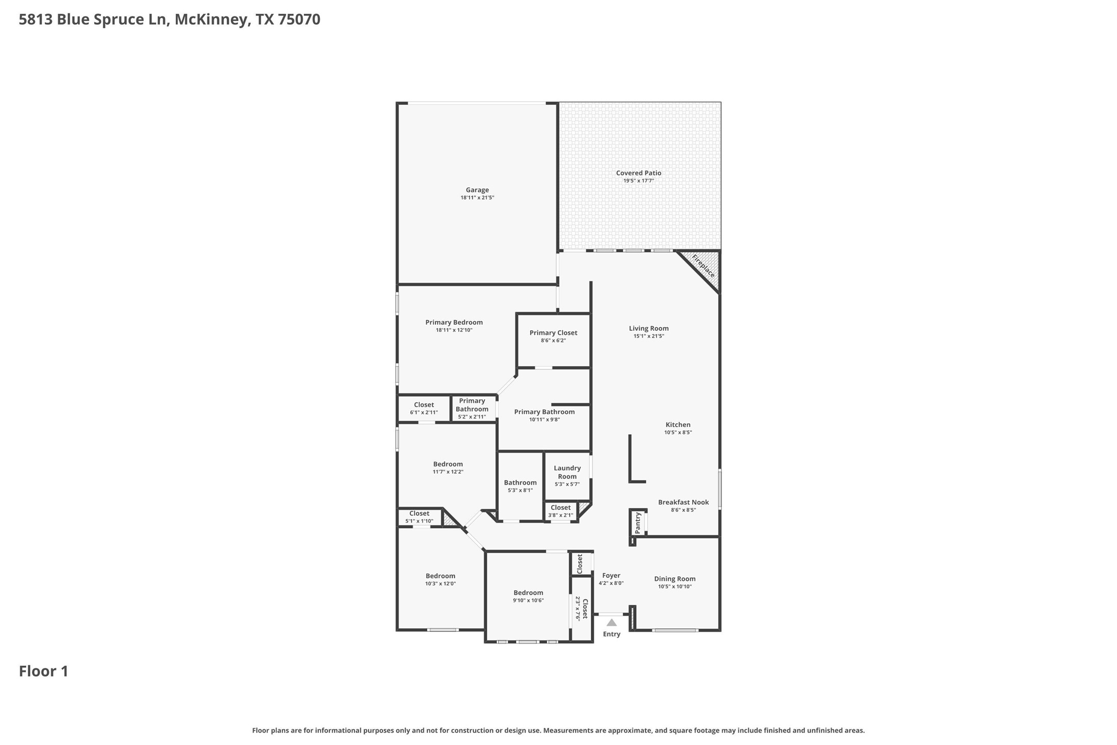 5813 Blue Spruce Lane Mckinney TX 75070