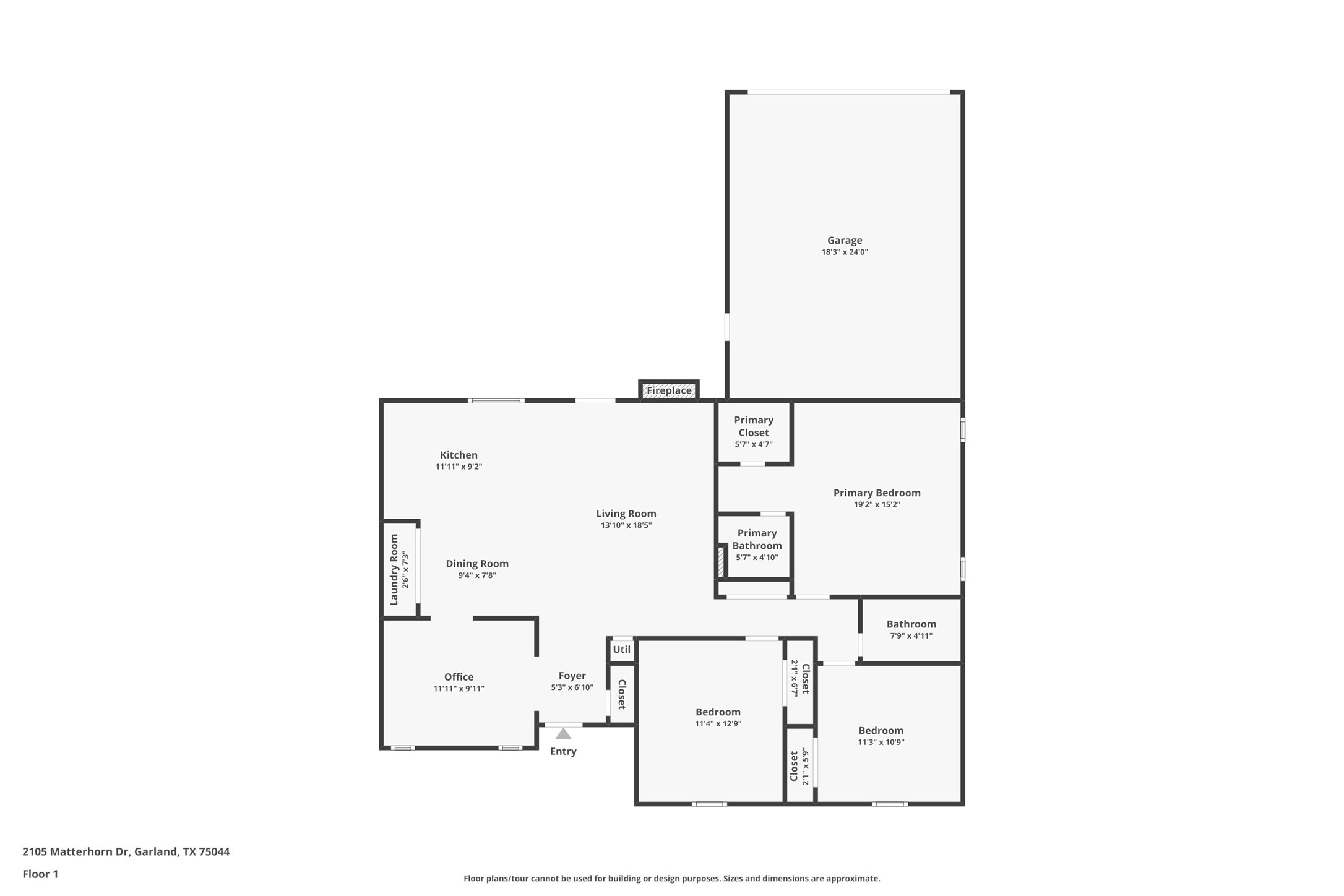 2105 Matterhorn Drive Garland TX 75044