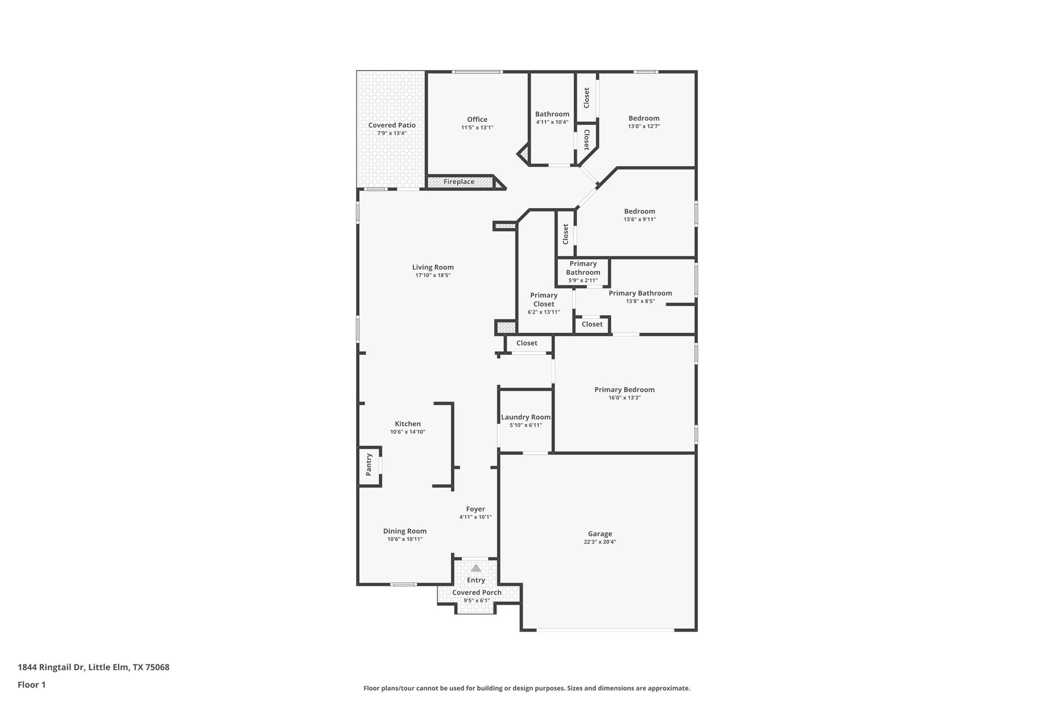 1844 Ringtail Drive Little Elm TX 75068