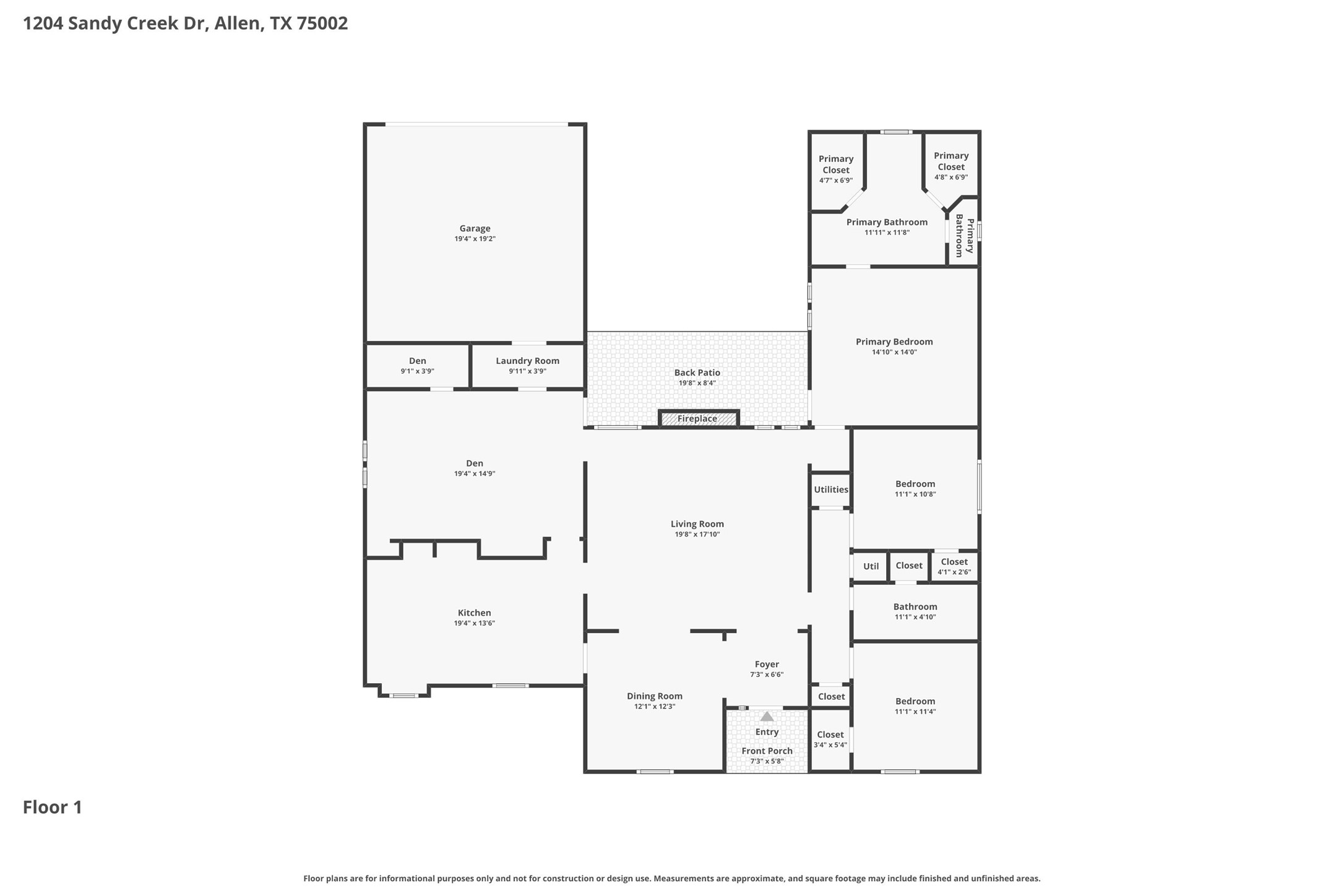1204 Sandy Creek Drive Allen TX 75002