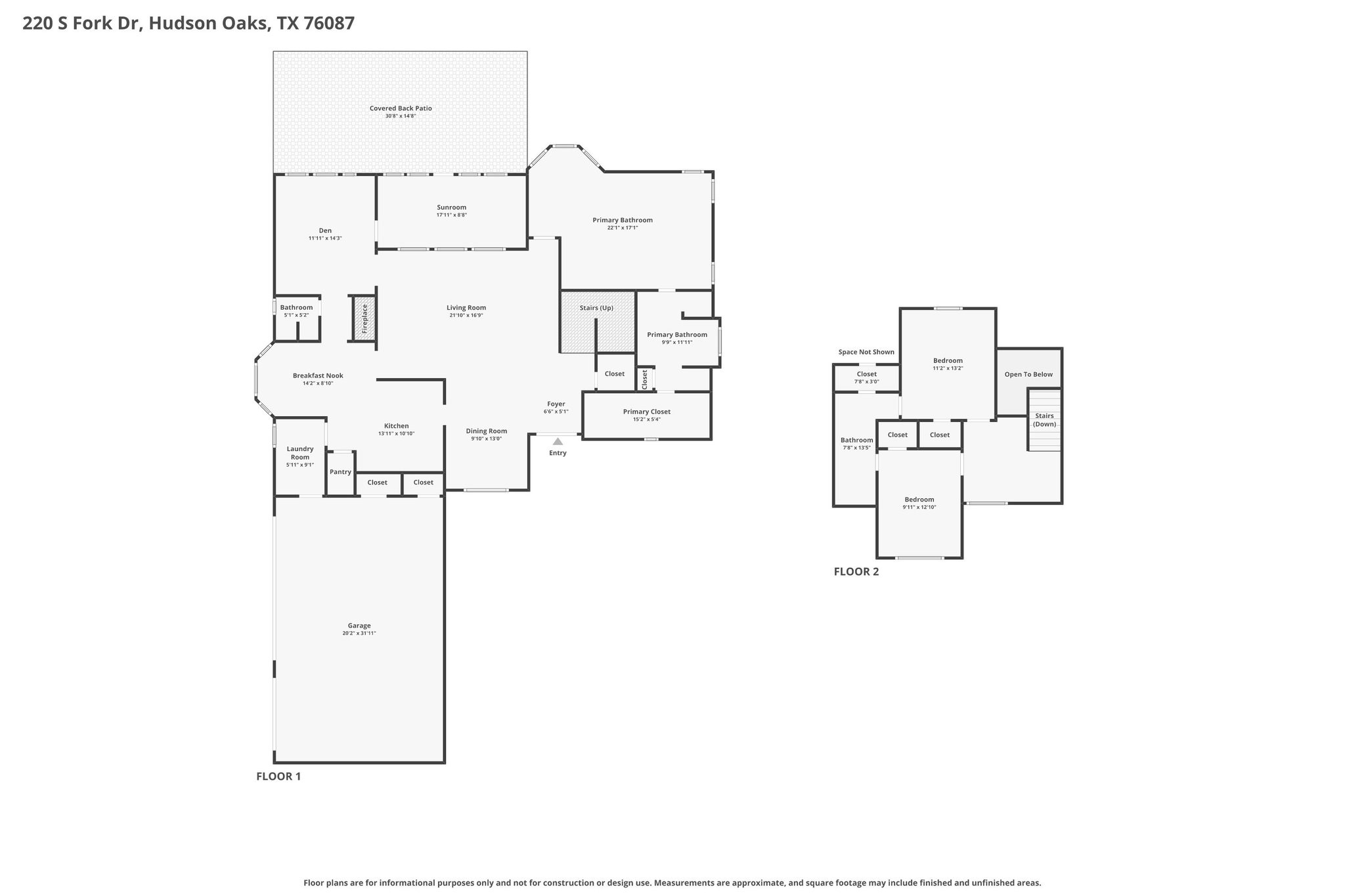 220 S Fork Drive Hudson Oaks TX 76087