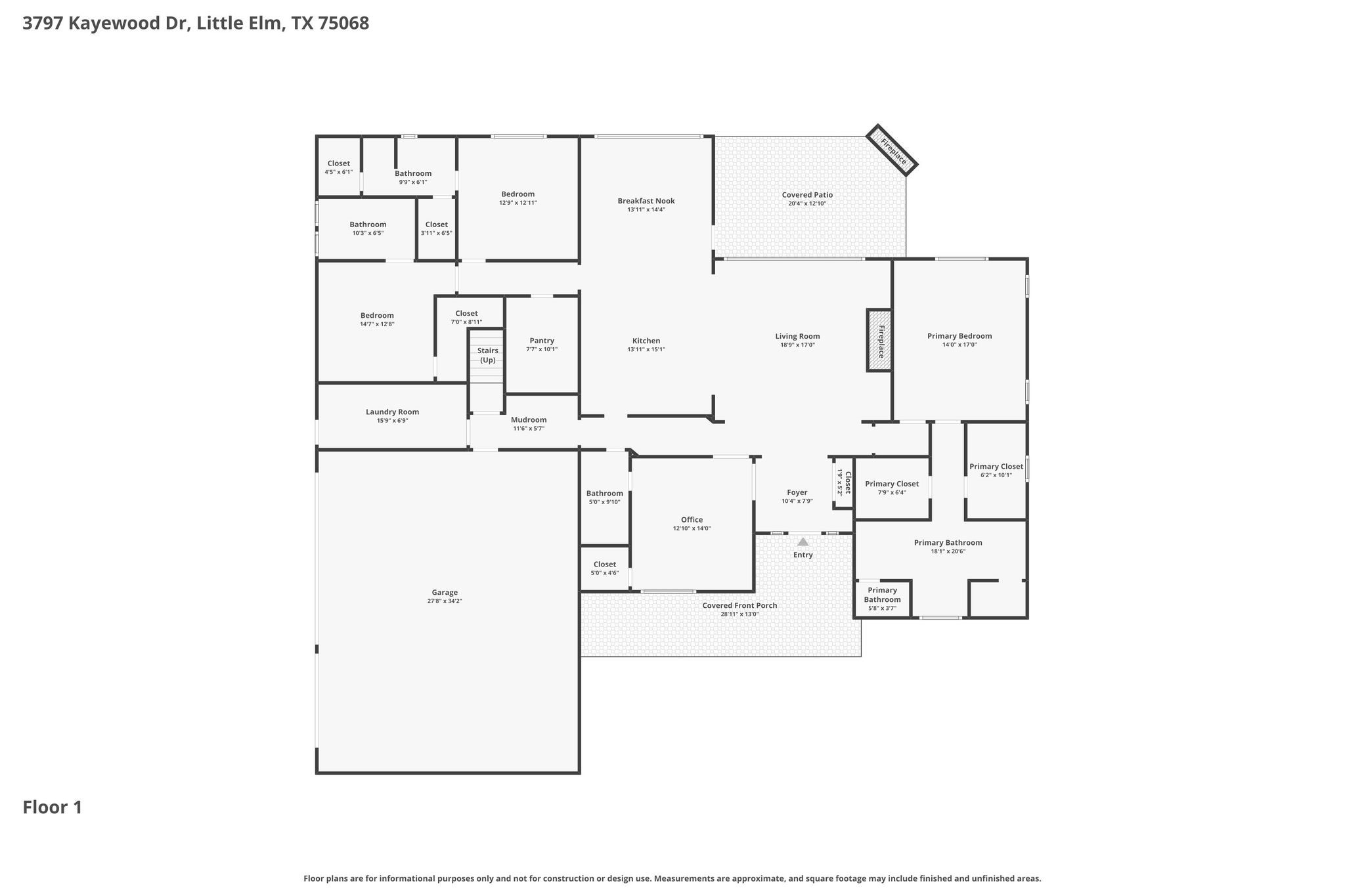 3797 Kayewood Drive Little Elm TX 75068
