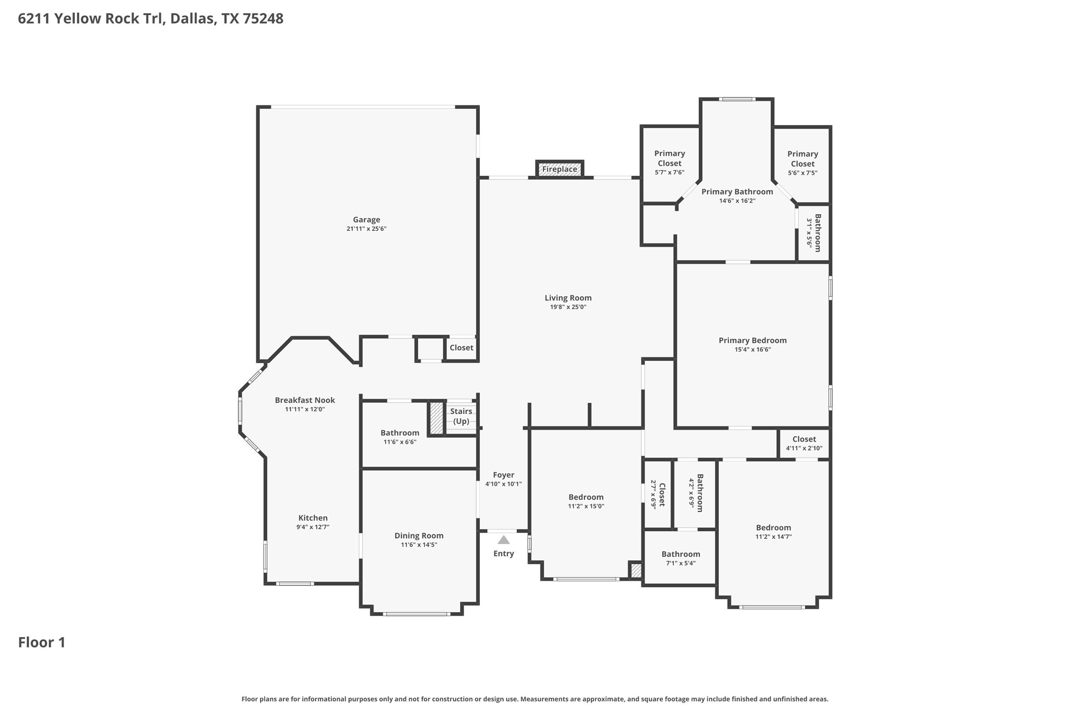 6211 Yellow Rock Trail Dallas TX 75248