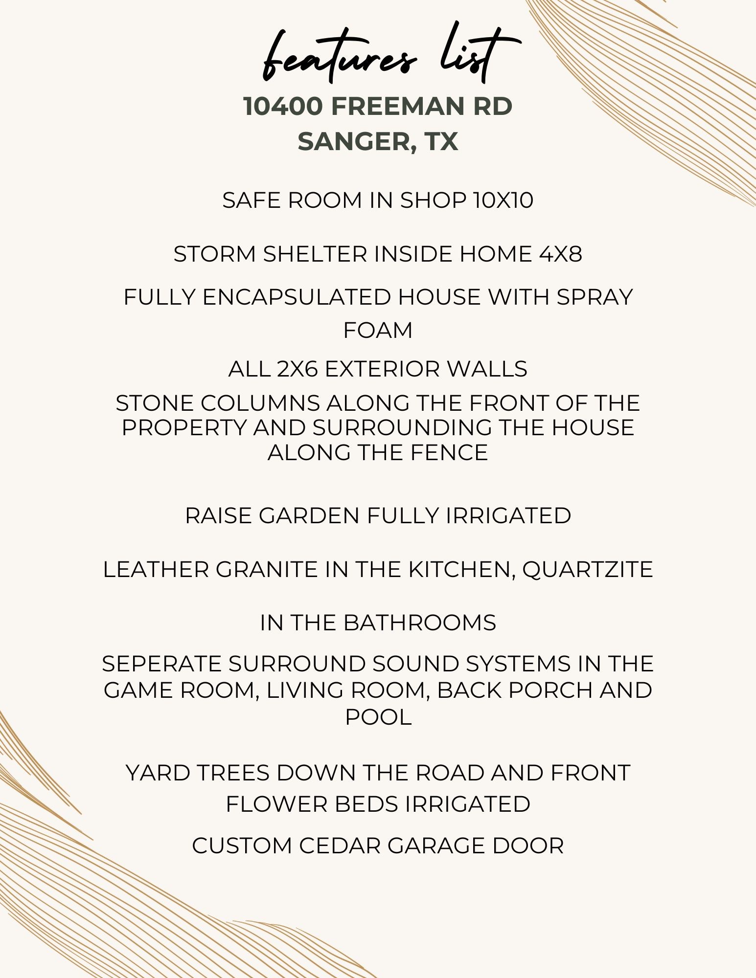 10400 Freeman Road Sanger TX 76266