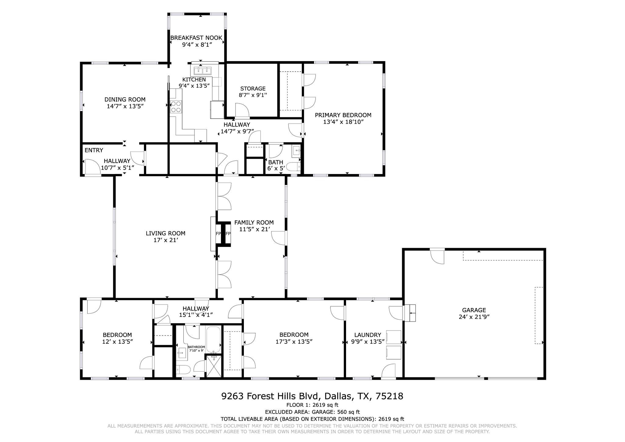 9263 Forest Hills Boulevard Dallas TX 75218